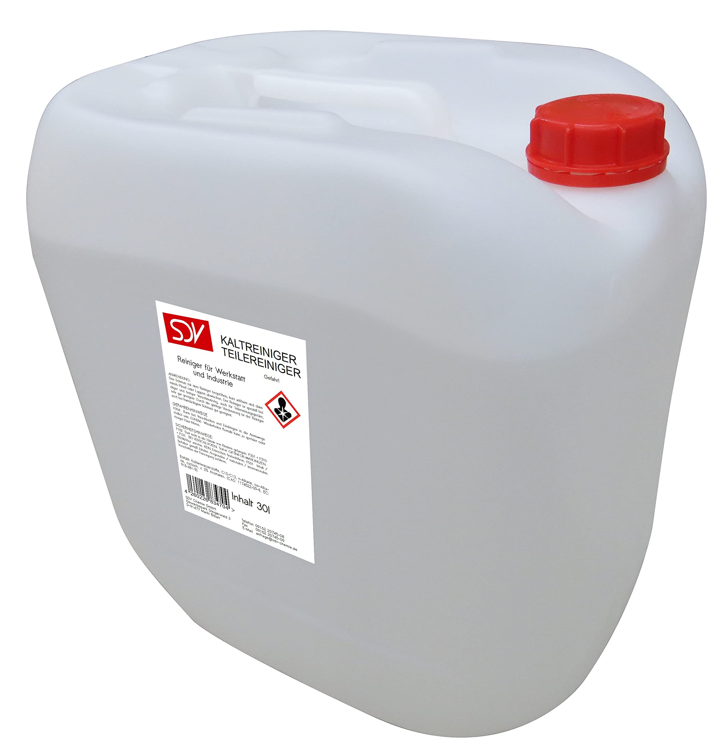 SDV Chemie Kaltreiniger Teilereiniger 1x 30L für Teilewaschgeräte und Teilewaschtische 30 Liter Angebot bei HelloDeals