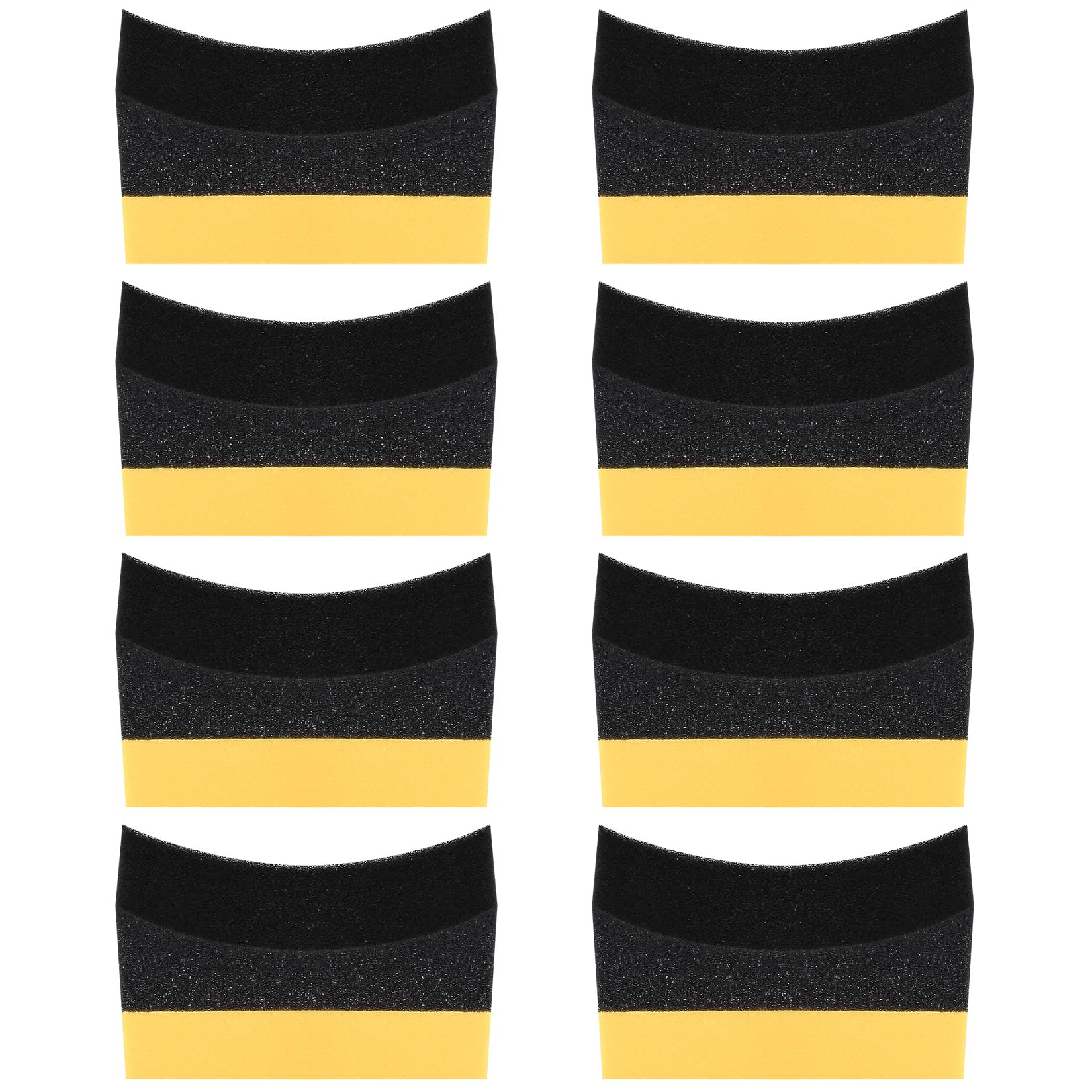 8 x Tire Dressing Applicator Pads, Reifenglanz Gel Auftragschwamm Reifengel Auto Reifenglanz Schwamm, Auto Reifenreinigungsschwamm, Autoreifen Schwamm für Reifen Pflege Reifen Gel Applikationsschwamm Angebot bei HelloDeals