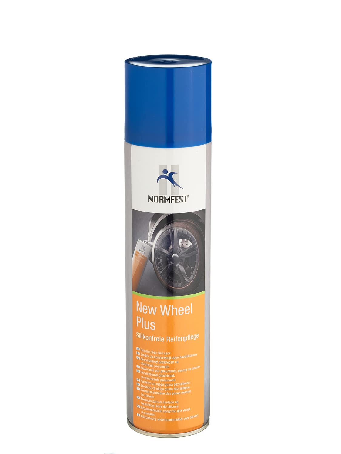 Normfest New Wheel Plus | Silikonfreies Reifenpflegemittel | Alle Art von Reifen | LKW | PKW | Pflegemittel | 400ml | silikonfrei | trocknet schnell | wasserfest Angebot bei HelloDeals