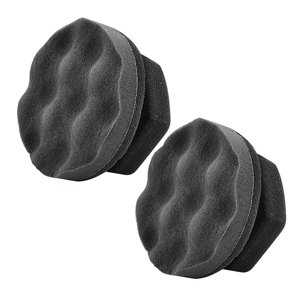 IPELY 2 x große Reifenglanz-Applikator-Pads, langlebig und wiederverwendbar, Sechskant-Grip-Reifenverbände, Applikator-Pad zum Auftragen von Reifenglanz Applicator-2Pack Angebot bei HelloDeals