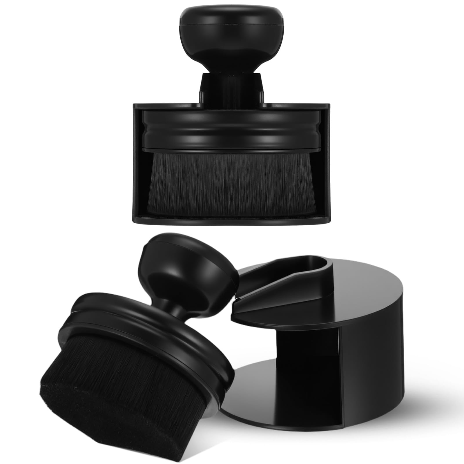 Yuanchu 2 Stück Reifenglanz Applikator Bürste, Premium Detailing Pinsel Tire Dressing Applicator Reifenbürste mit Ständer für Autoreifen Lüftungsschlitze Armaturenbrett-Verkleidungen Sitze Angebot bei HelloDeals