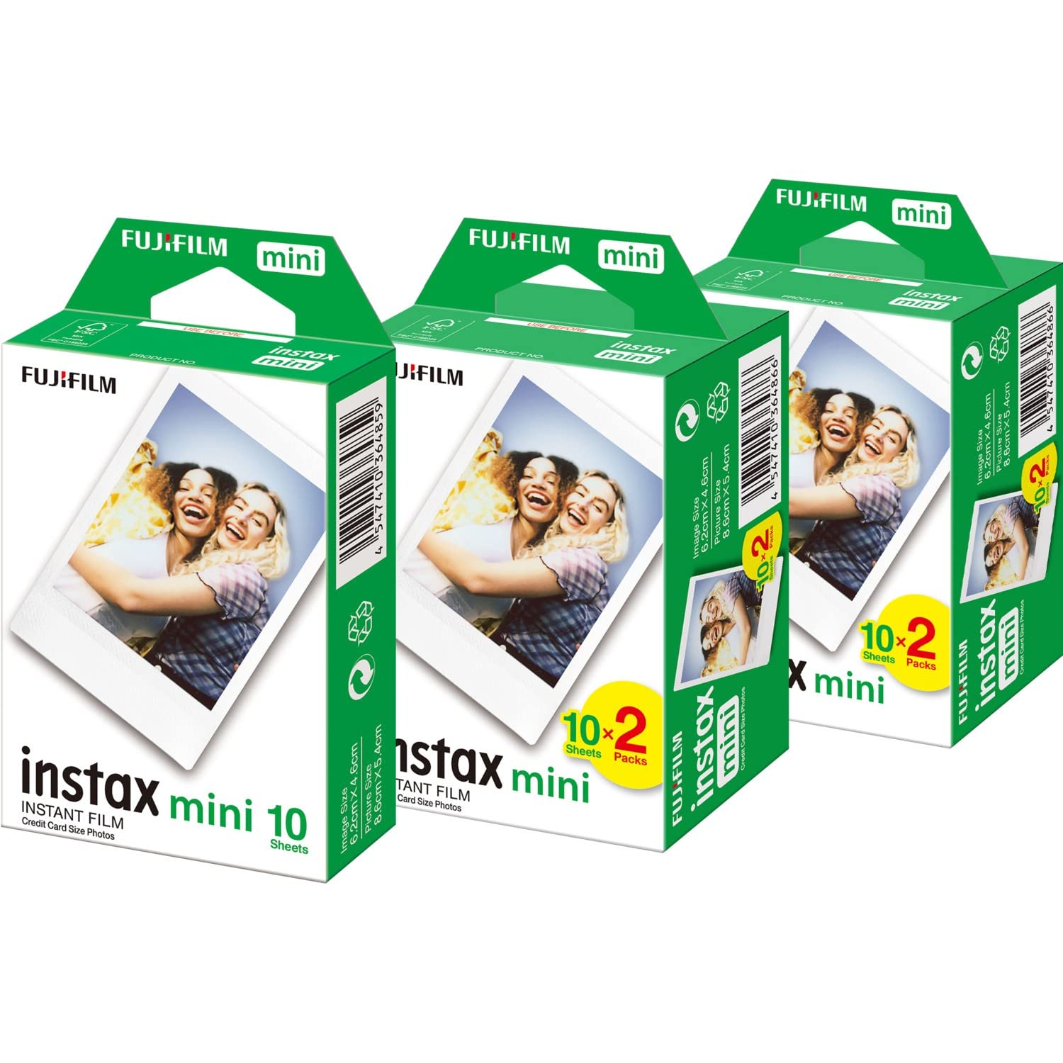 instax Fujifilm Mini 7-8-9-11-25-70-90 Filme, 50 Stück Angebot bei HelloDeals