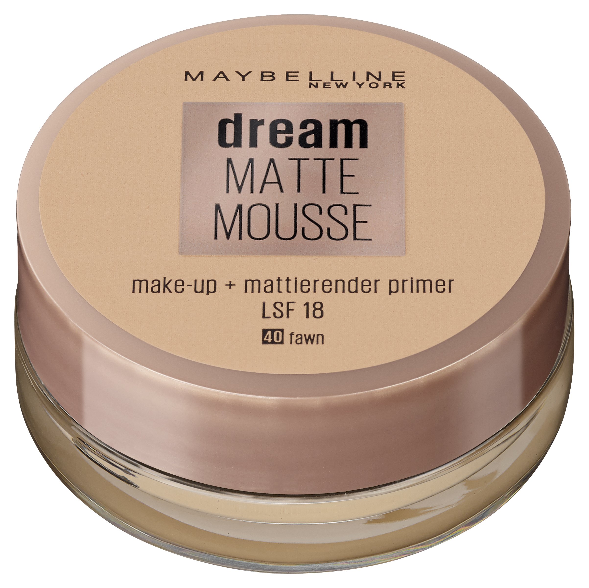 Maybelline New York Make Up, Dream Matte Mousse Make-Up, Mattierend, Nr. 40 Fawn Nr. 40 Fawn 18 ml (1er Pack) Angebot bei HelloDeals