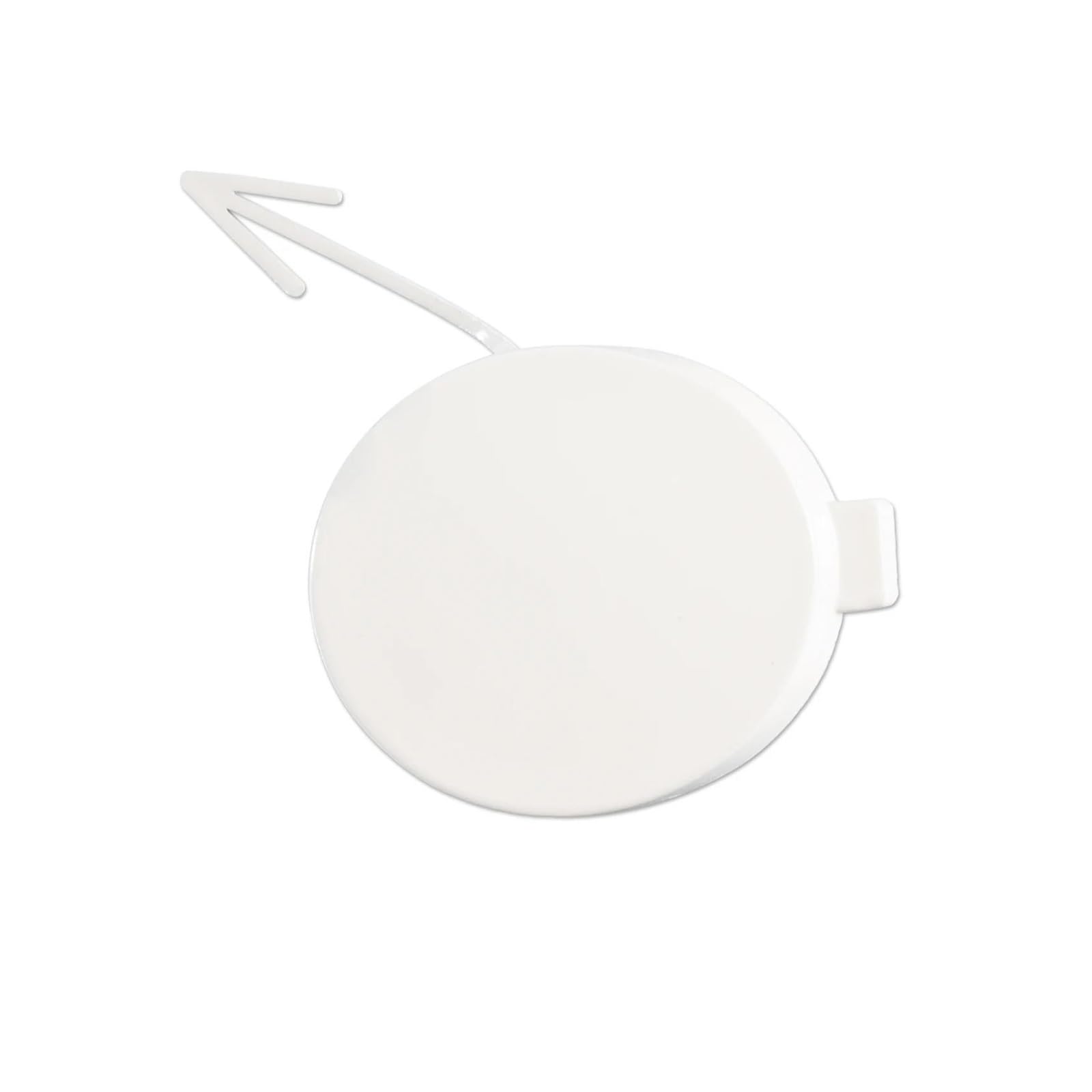 DZNEFYUP 6R0807241 Abdeckkappe Für Abschlepphaken Der Vorderen Stoßstange Abschleppöse Für VW Für Polo 6R 2009 2010 2011 2012 2013 6R0 807 241 Abdeckung für Abschleppöse für Autos(Weiß) Angebot bei HelloDeals