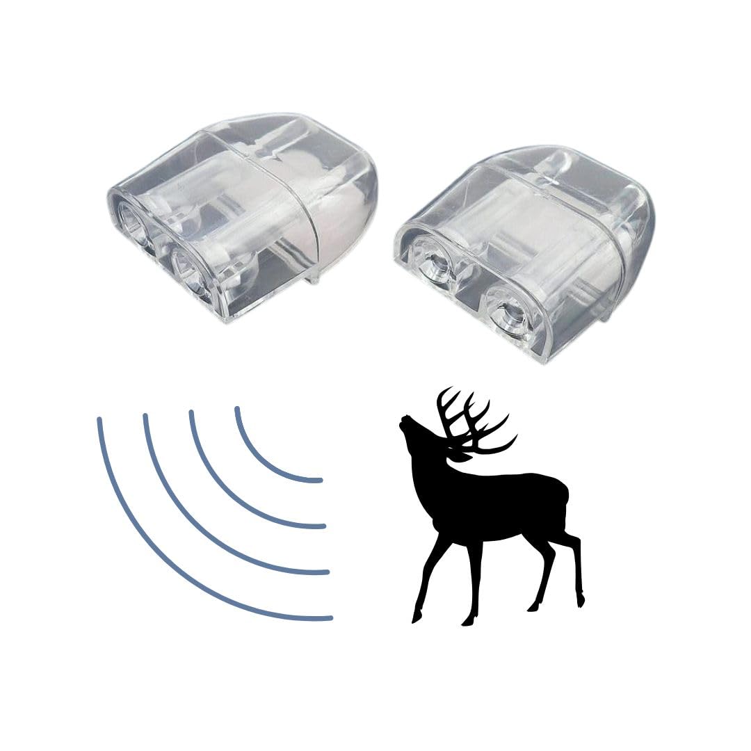 Carcommers Ultraschall Wildwarngerät – Tierabwehr Pfeife für Auto (2 Stück) Angebot bei HelloDeals