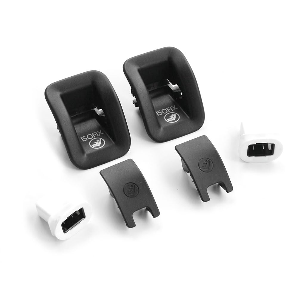 Audi 8T0887233B 8T0887187 Montierhülsen Set für Kindersitz hinten Isofix Abdeckung schwarz Angebot bei HelloDeals