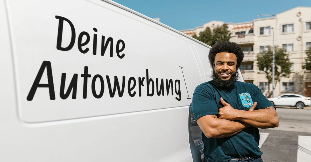 Autobeschriftung selbst gestalten - Klebebuchstaben als Werbung, in verschiedenen Farben konfigurieren mit Vorschau - Buchstaben Text Aufkleber Angebot bei HelloDeals