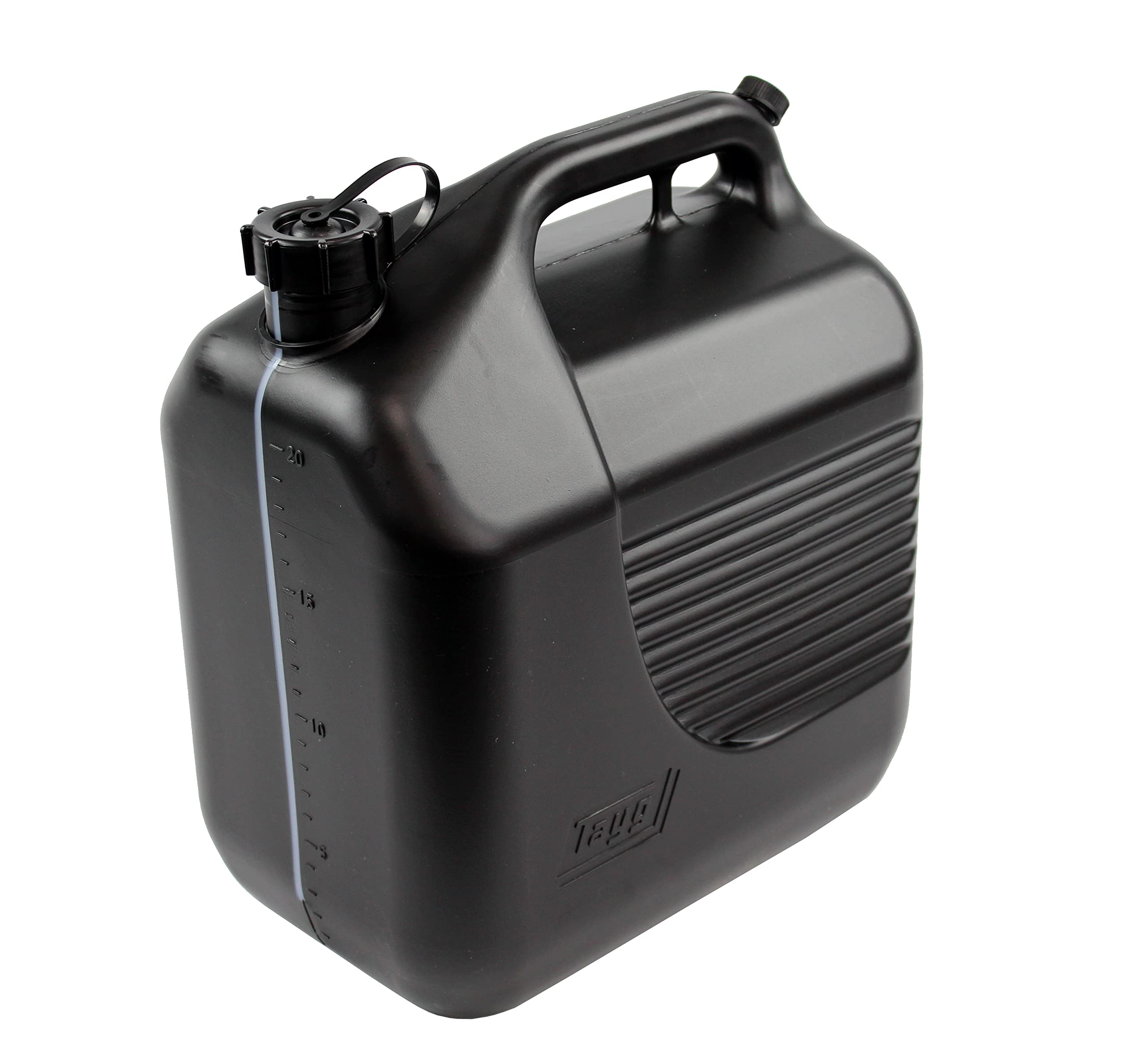 Tayg Kanister, 20 Liter, zugelassen, mit Einfüllstutzen und Messstreifen, schwarz, 603075 Angebot bei HelloDeals