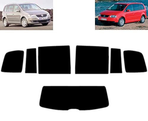 Passgenaue Tönungsfolie für Touran 5-Türen 2002-2009 Heck/Seitenscheiben (20% Schwarz) Angebot bei HelloDeals