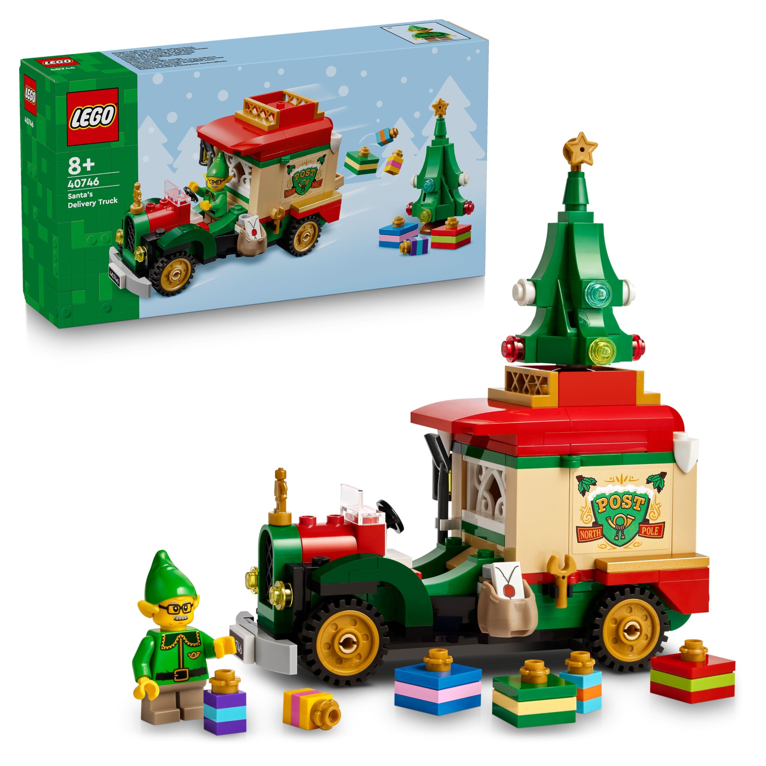 LEGO - Verschiedene Christbaumanhänger - Farbenfrohes Spielzeug mit Weihnachtsbaum, Geschenken und Dekorationen – DIY Spielset Jungen und Mädchen ab 8 Jahren – 40746 Angebot bei HelloDeals