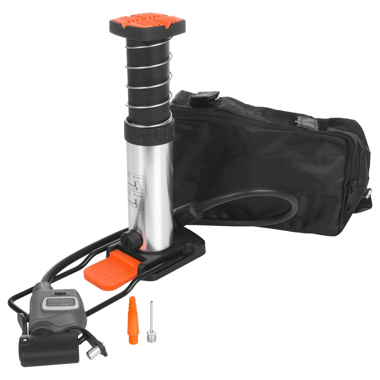 Bikersdream 1004 D Aluminium Mini Fussluftpumpe, Anzahl 1 Angebot bei HelloDeals