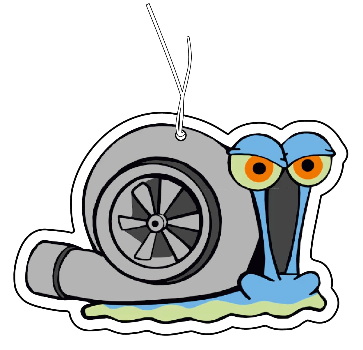 2x Duftbaum mit TURBO-SCHNECKE Motiv, Auto lustig Duftspender, Duftbaum Auto tuning, Lufterfrischer, Duftanhänger Auto, Duftbaum Set Auto Angebot bei HelloDeals