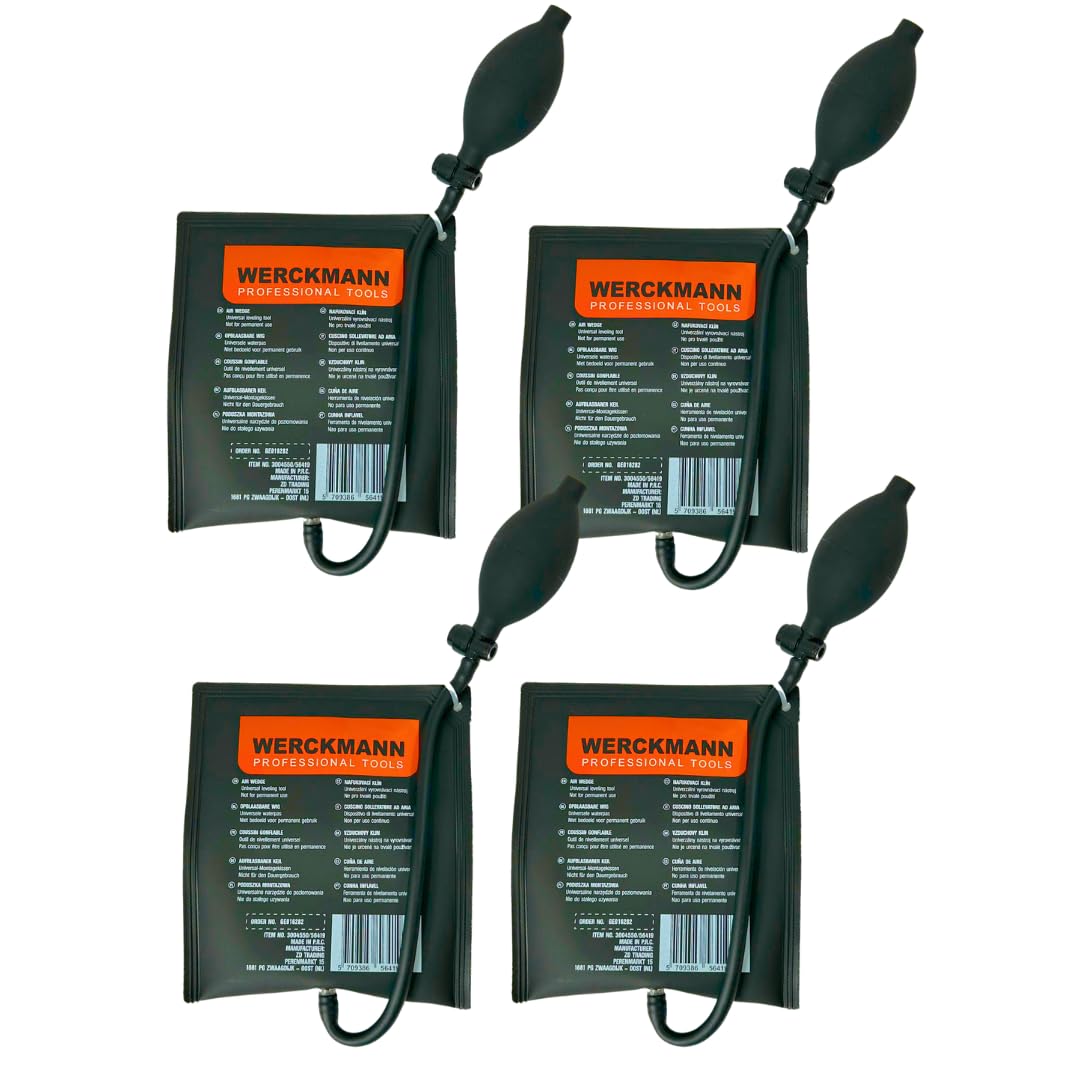 RACEL Montagekissen Luftkissen Hebekissen – Spreizkissen mit Handpumpe bis 150 kg Tragkraft – Möbelheber & Türjustierer 2 Angebot bei HelloDeals