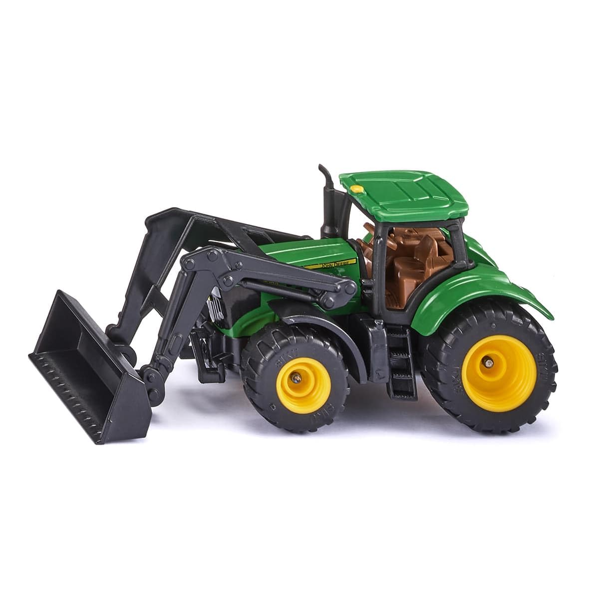 siku 1395, John Deere Traktor mit Frontlader, Grün, Metall/Kunststoff, Bereifung aus Gummi, Beweglicher Frontlader Traktor mit Frontlader Single Angebot bei HelloDeals