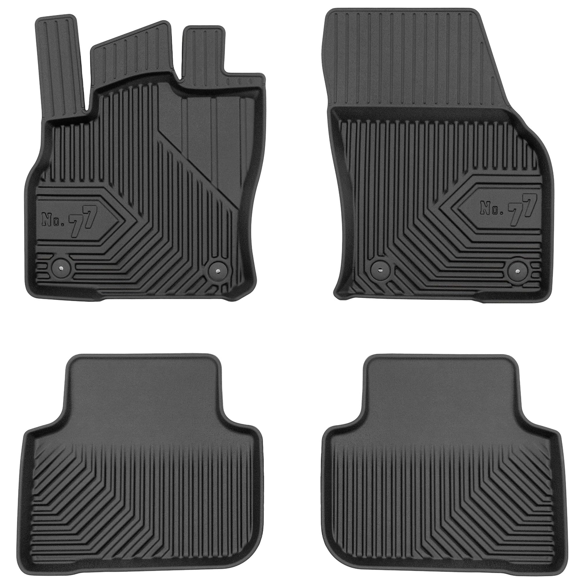 MOTOS Gummimatten Auto Fussmatte passend für Audi Q3 II ab 2018 Verbessern Sie Ihren Reisekomfort mit Antirutschmatte Auto No.77- Allwetter fußmatten Auto, Schutz vor Verschmutzung NO77-Fußmatten Q3 II ab 2018 Angebot bei HelloDeals