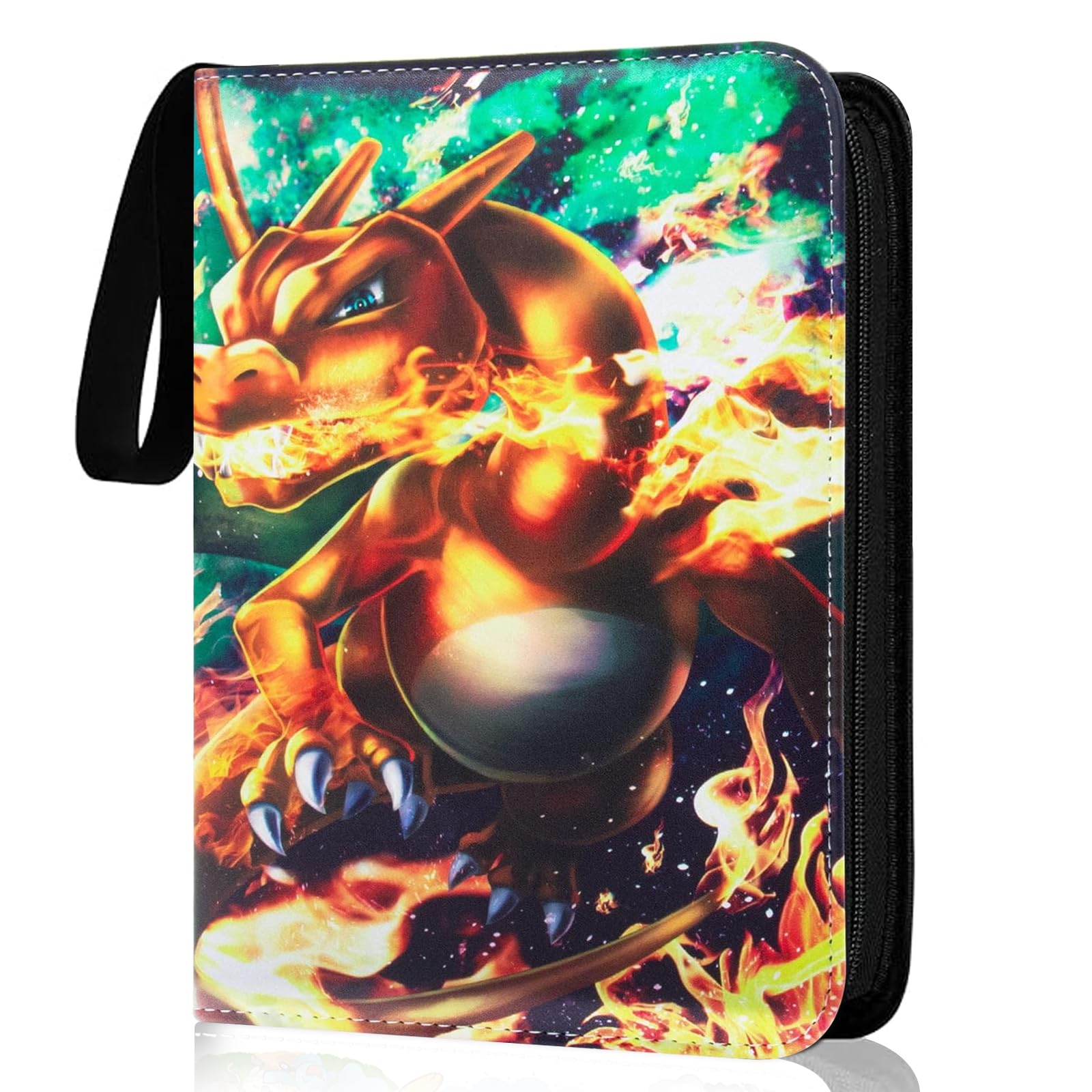 Sammelalbum für Karten, 50 Seiten 400 Karten Reißverschlüsse Wasserdicht PU Karten Halter, Card Collection Sammelheft Angebot bei HelloDeals