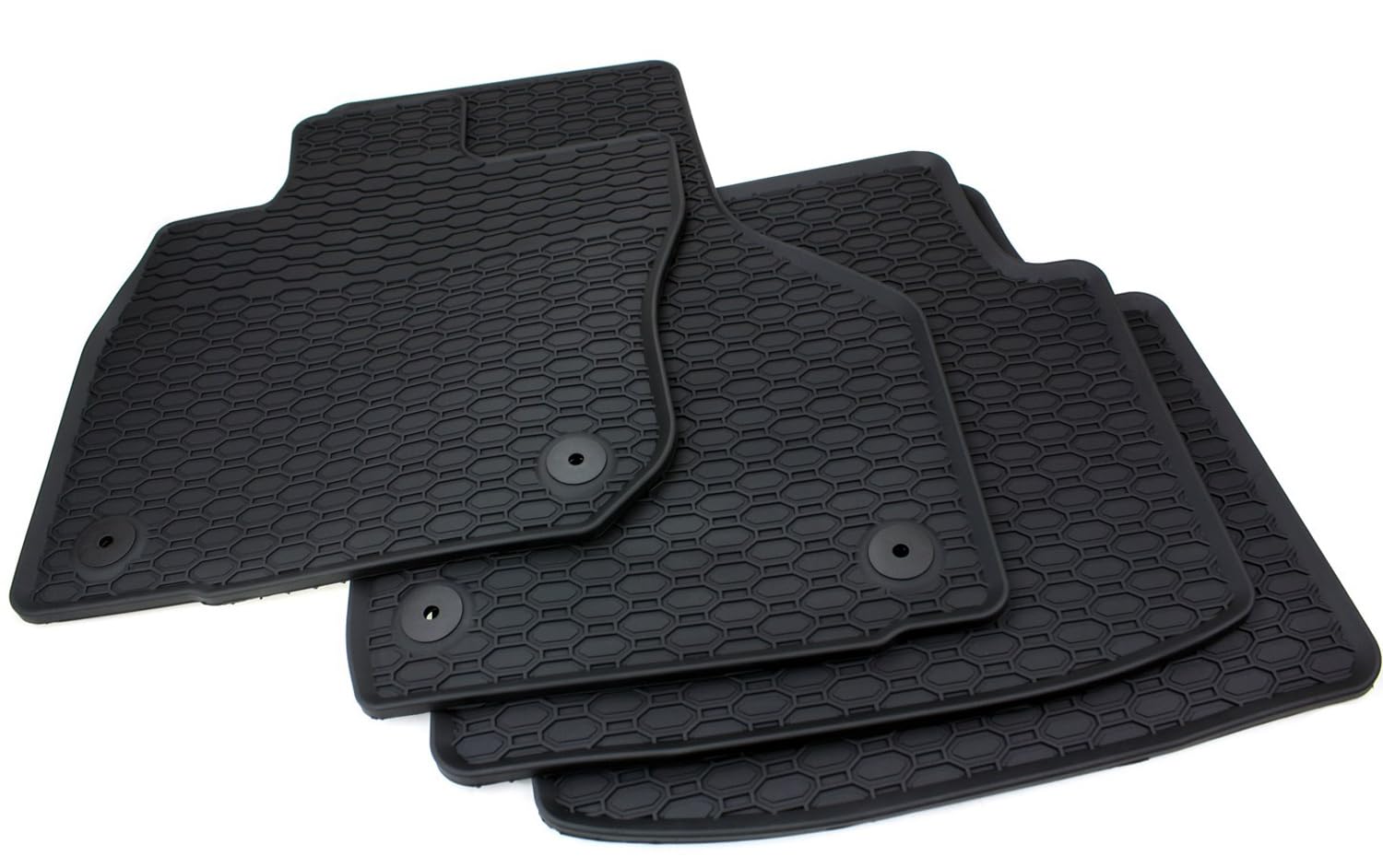 kfz-premiumteile24 Gummimatten Kompatibel mit Tiguan III (CT) Baujahr ab 2024 Fußmatten Premium Qualität Waben Automatten Allwetter 100% Passgenau 4-teilig Schwarz Angebot bei HelloDeals