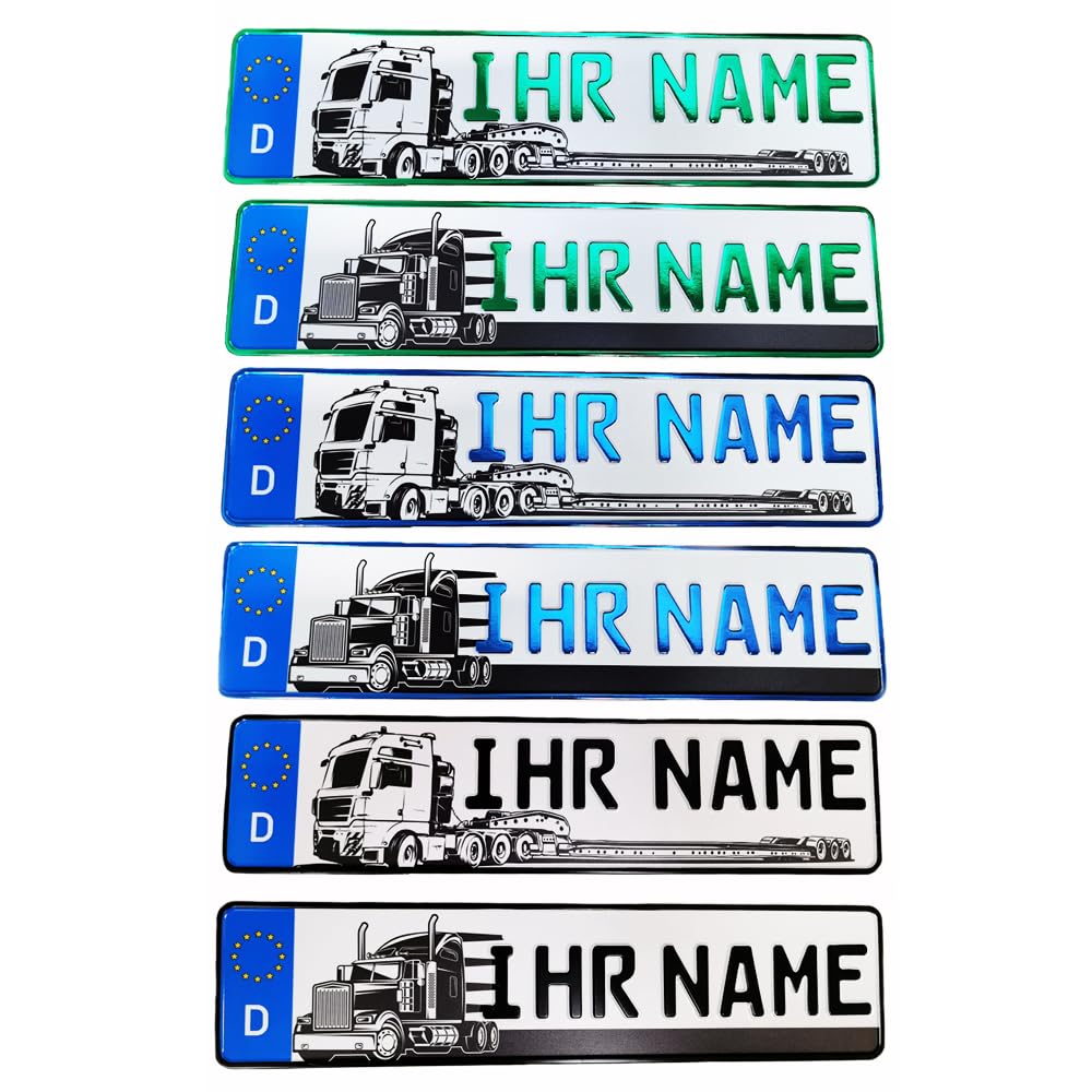 LKW PKW KFZ Auto Truck Fahrerschild Schild Namensschild Name Text Fun DECO Kinder Spitzname Spaß, Geburtstag Geschenk Angebot bei HelloDeals