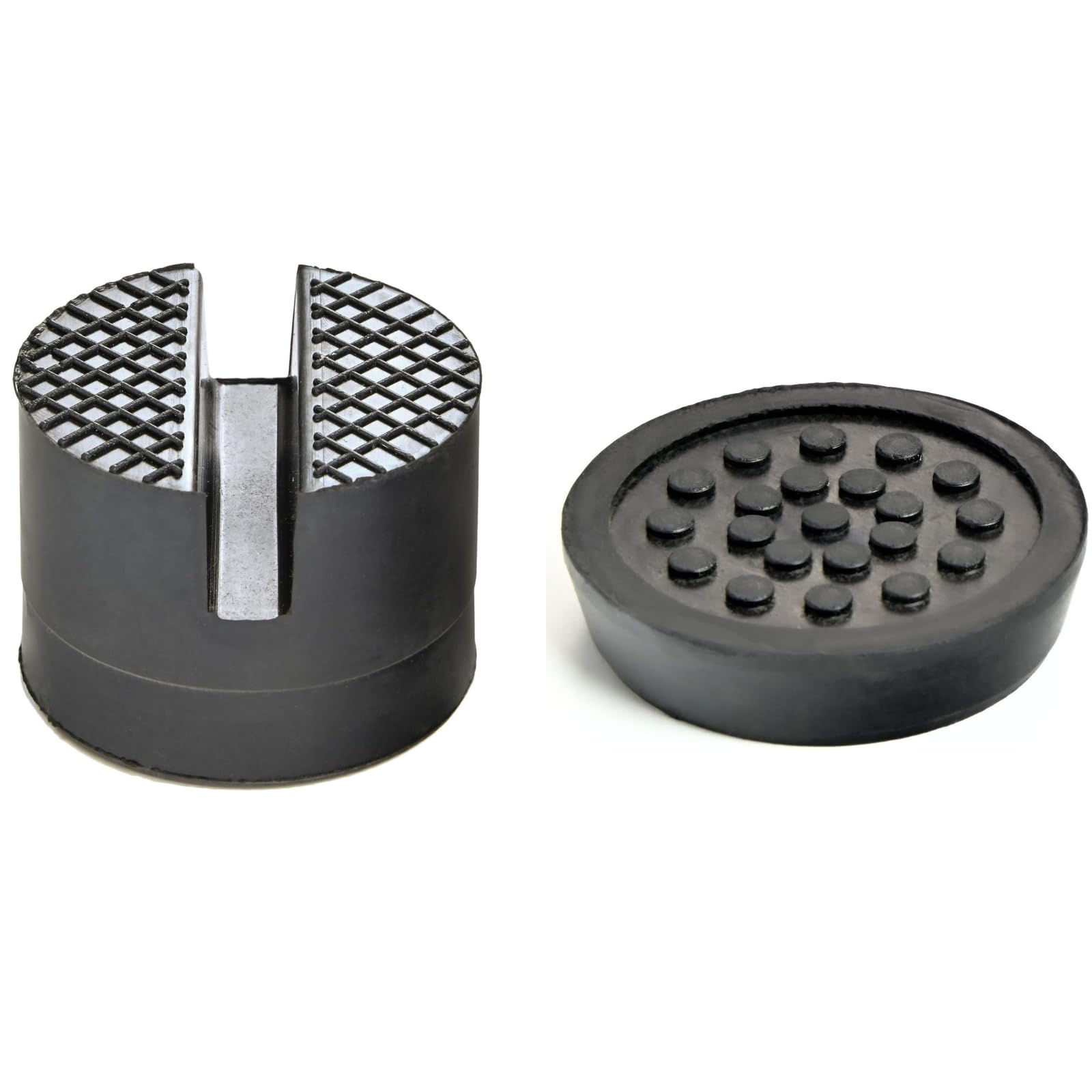 2X Gummiauflage für Wagenheber 2,5T Gummiplatte Gummiteller Werkstatt 2x Gummiauflage (GN07 + GN09) Schwarz Angebot bei HelloDeals