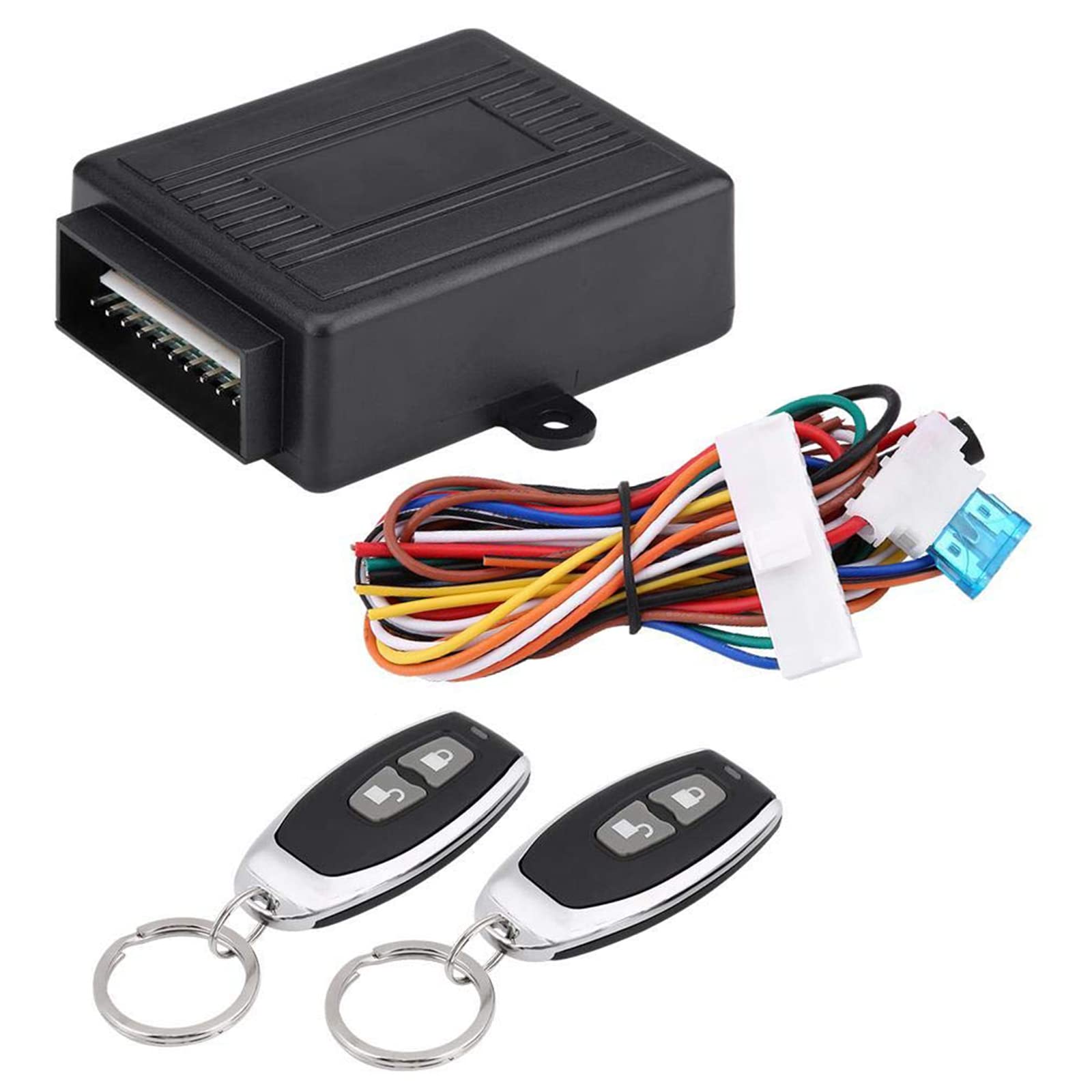 WANGCL Auto-Zentralverriegelungs-Kit, Universal-Autotürschloss Keyless Entry System Zentralverriegelungs-Fernbedienungs-Kit Angebot bei HelloDeals