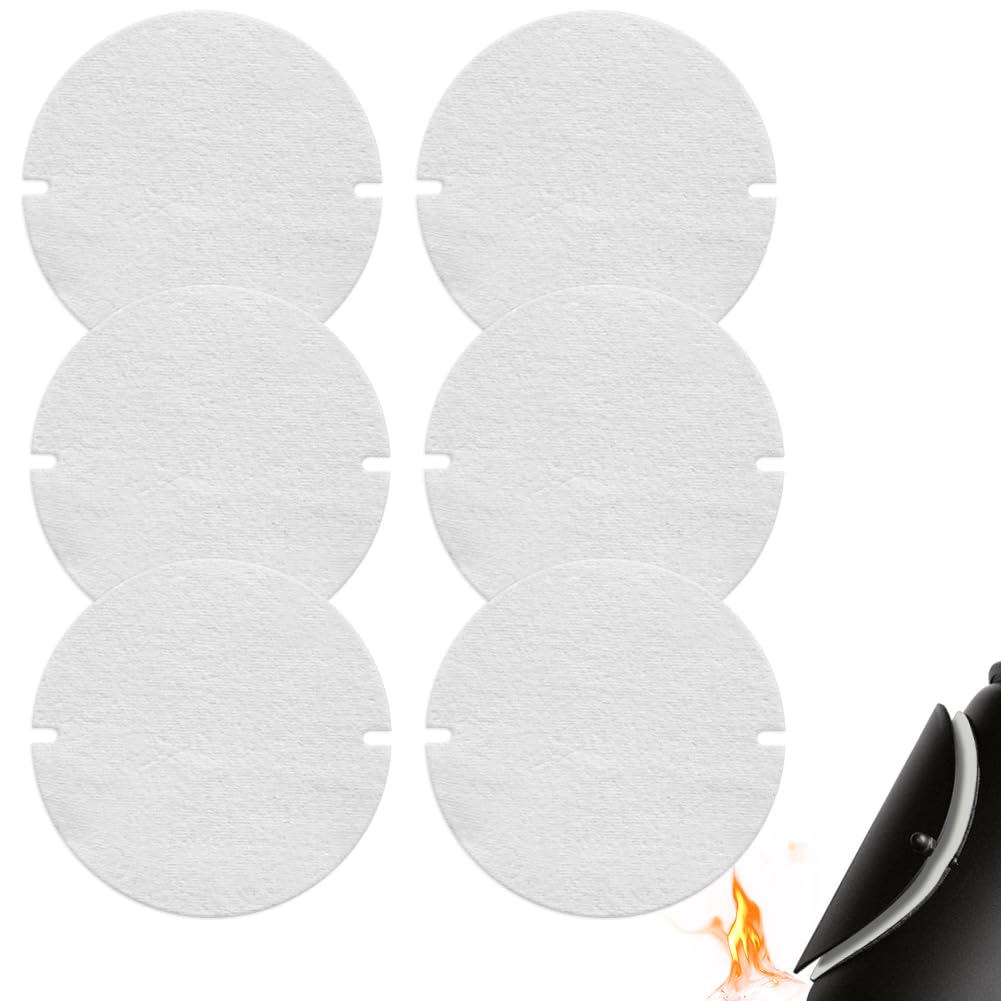 flintronic Flam Dichtung, 6 Stück Ofenrohrdichtung, 155mm Ofenrohr Dichtung, Dichtungen, Flachdichtung für Ofenrohrklappen Hitzebeständig bis 1260°C Keramikfasermatte für Ofenrohrklappen Ø 120-150 mm Angebot bei HelloDeals