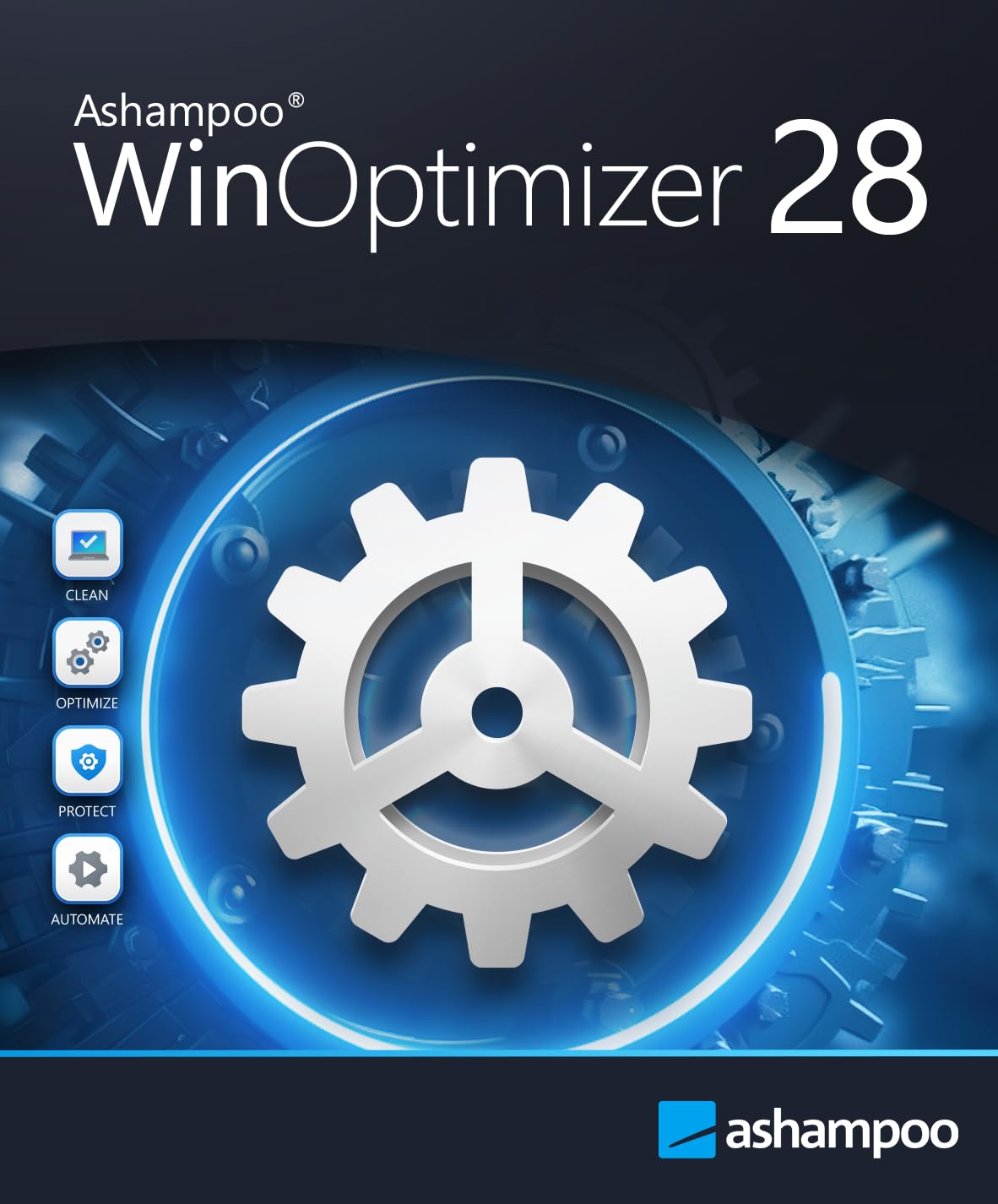 Ashampoo WinOptimizer 28 – PC Tuning Software für ein schnelles, schlankes und sicheres Windows | 1 Gerät | 1 Benutzer | PC Aktivierungscode per Product Key Card Angebot bei HelloDeals