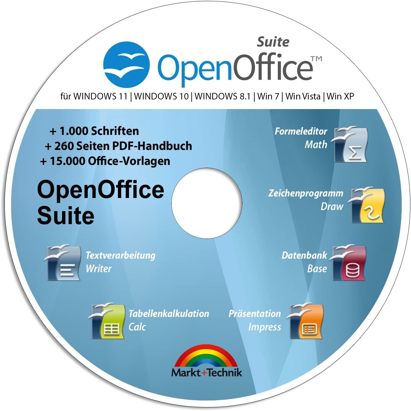 Open Office Suite 2024 Home Student Professional - 100% kompatibel mit Microsoft® Office® Word® und Excel® für Windows 11-10-8-7-Vista-XP Angebot bei HelloDeals
