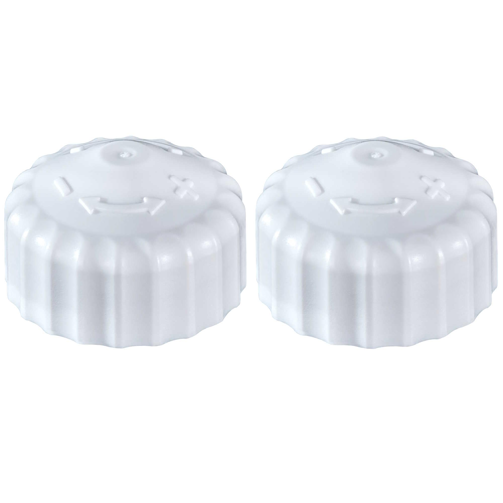 Ventilschutzkappe Handregler Handregulierkappe Bauschutzkappe, M30 x 1,5 (2 x weiß) Angebot bei HelloDeals