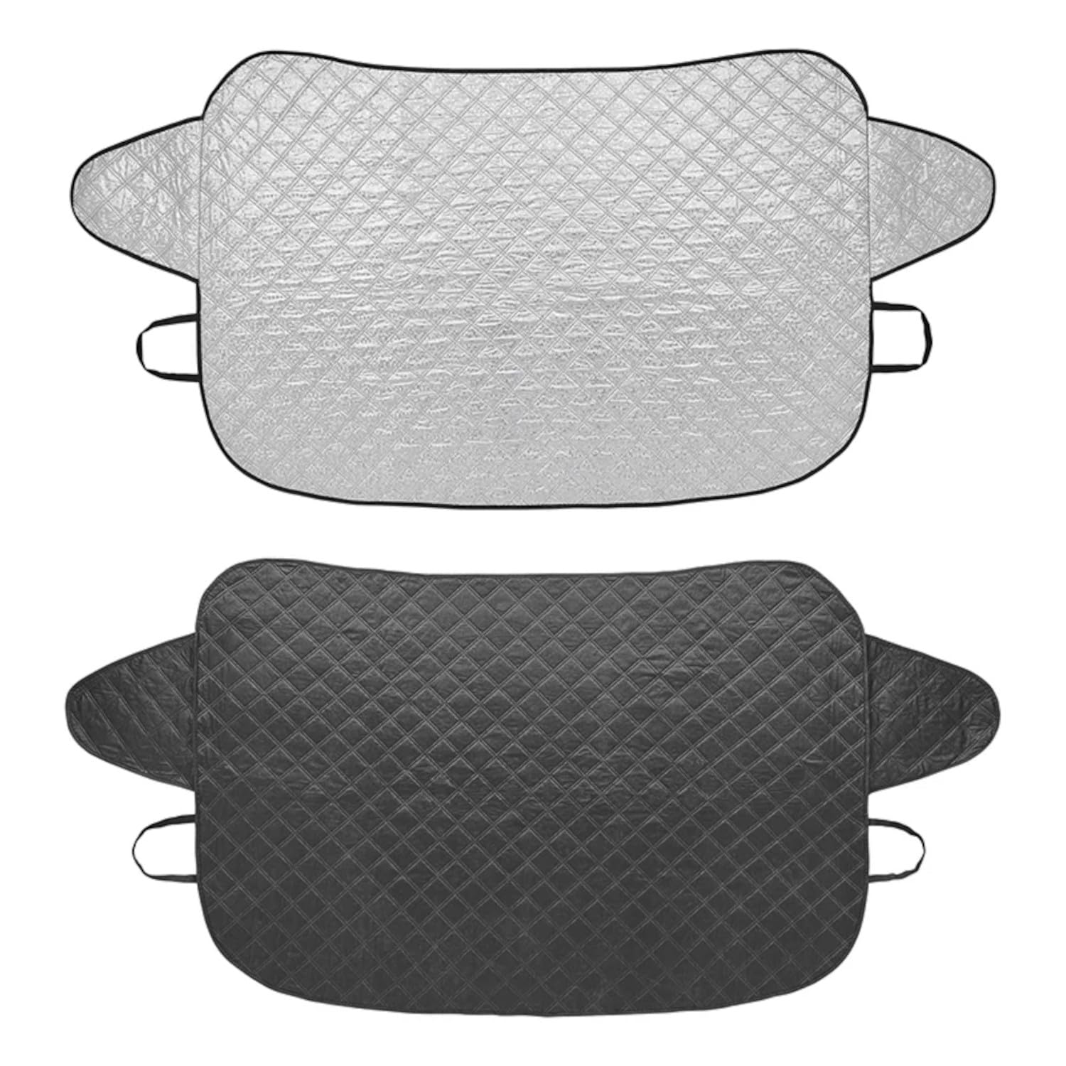 Windschutzscheibe Abdeckung Premium 94x144,5cm Auto Scheibenabdeckung mit 2 Gummibändern - Die Frontscheibenabdeckung Frost - Schnee - EIS etc. Seitenklappenlänge von 27 cm Angebot bei HelloDeals