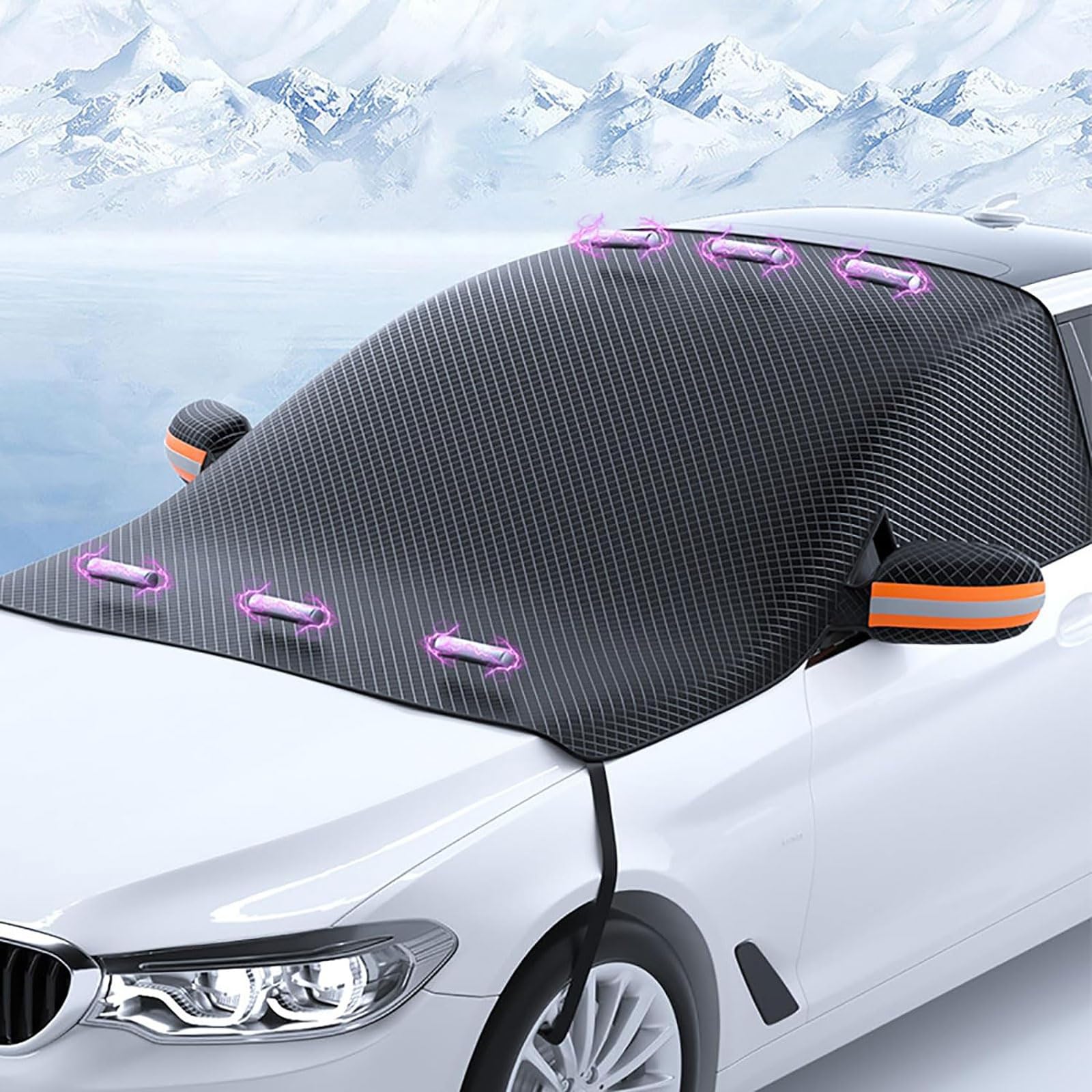 GEBBEM Auto Winter Frontscheibenabdeckung für Cupra Formentor 2020 2021 2022 2023 2024 2025, Abdeckung Windschutzscheibe Gegen EIS, Frost, Staub, UV-Schutz, Auto Zubehör,A Angebot bei HelloDeals