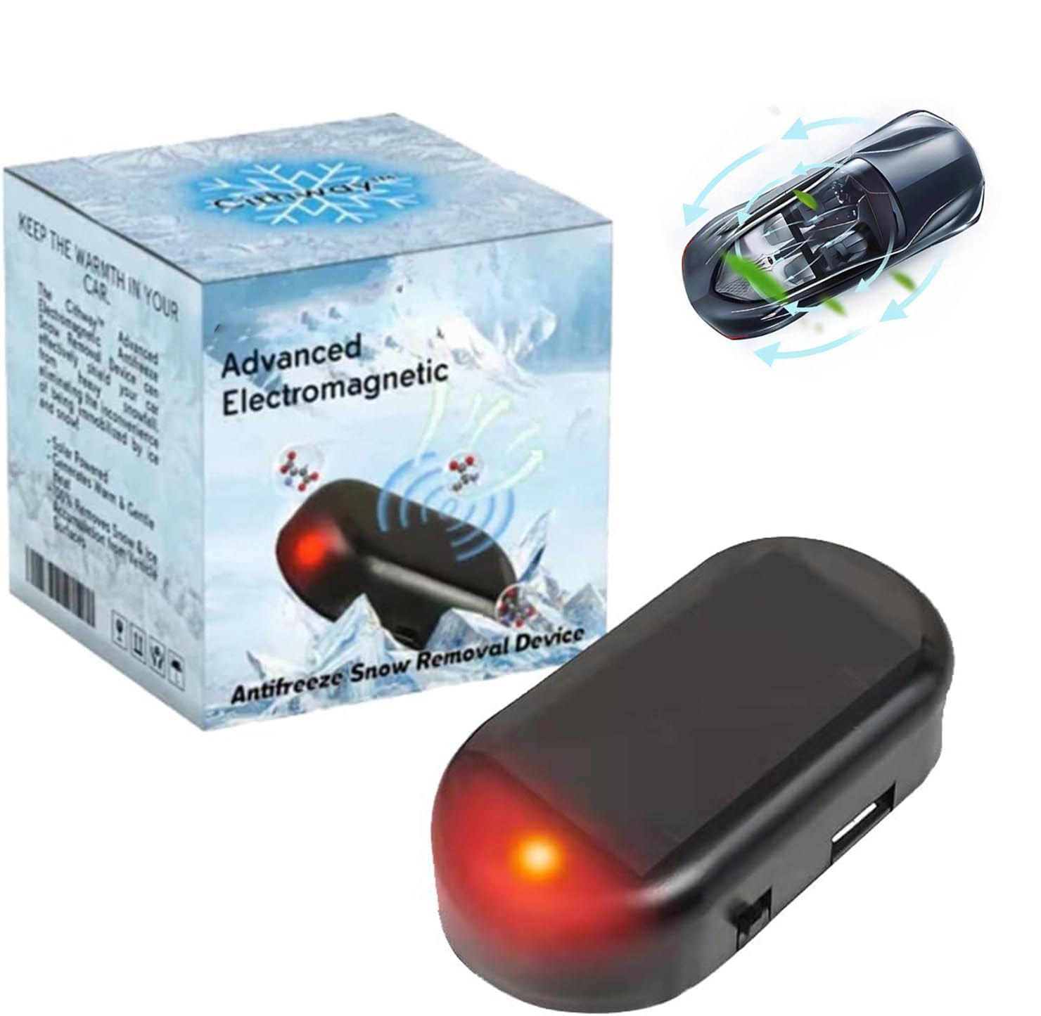 TBLMPNE Auto Enteiser Elektromagnetische molekulare Interferenz Frostschutzmittel Schneeräumungswerkzeug, Elektromagnetisches Antifrost, Mikrowellen Molekular Enteisung Instrument (1 Stück) Angebot bei HelloDeals