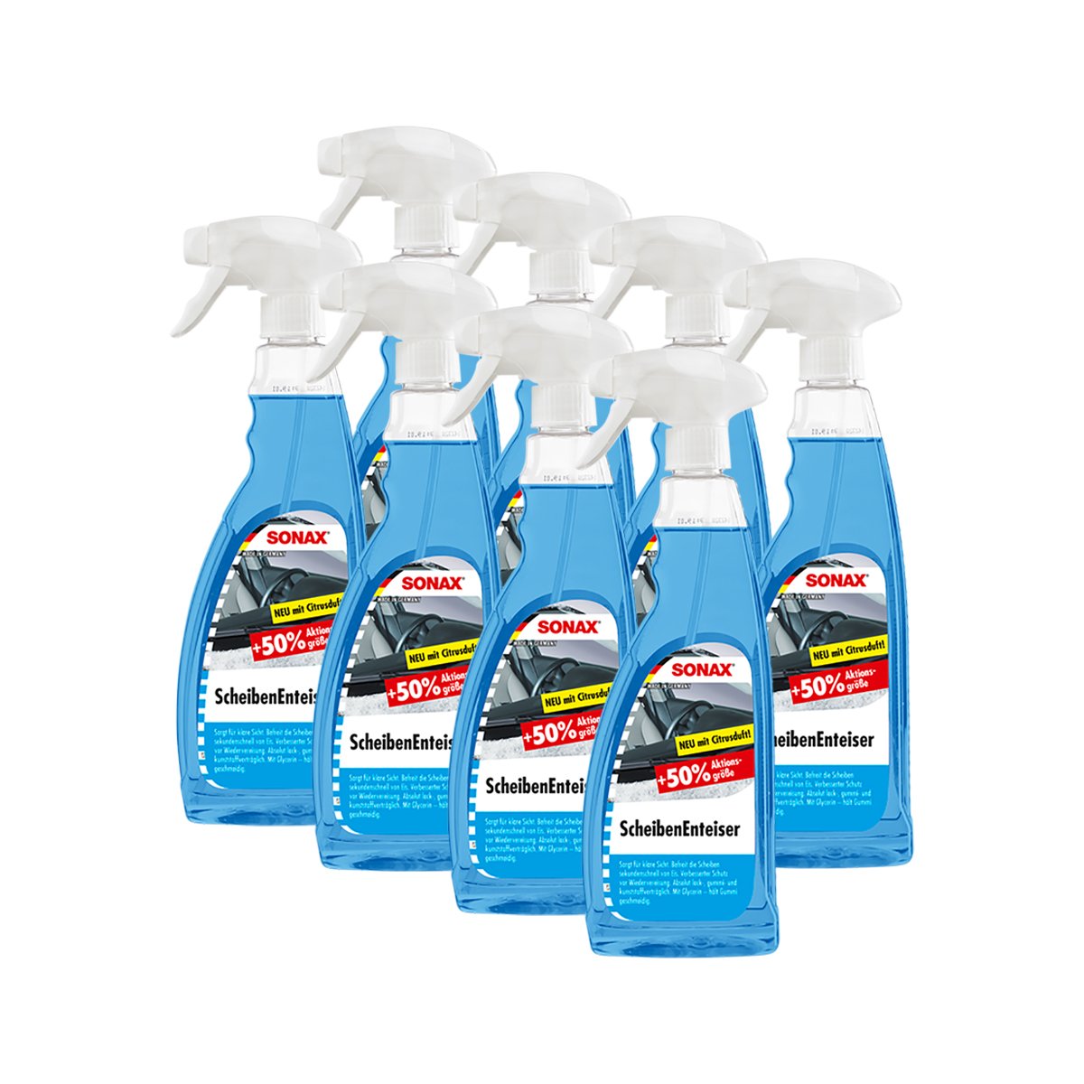 SONAX 03314410 Scheibenenteiser Enteiserspray Defroster 750Ml 8X Angebot bei HelloDeals