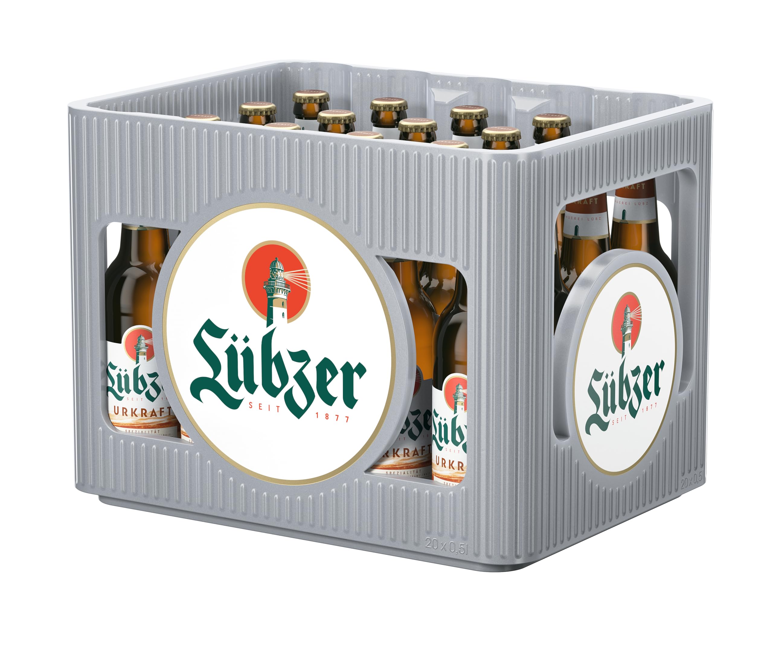 Lübzer Urkraft, Kasten Mehrweg (20 x 0,5 L), Kasten Urkraft Angebot bei HelloDeals