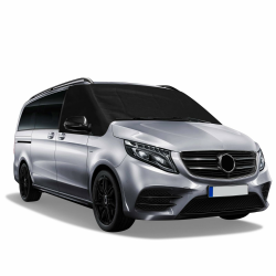 Auto Windschutzscheiben Abdeckung Ersatz für Mercedes-Benz Vito III W447 2014-2022, Luxus Frontscheiben Sonnenschutz, 100% Verdunkelnd, Blockiert UV Strahlen, Wetterfeste Frontscheibe Wrap Cover Schwarz Maßgeschneidert für W447 2014-2022 Angebot bei HelloDeals