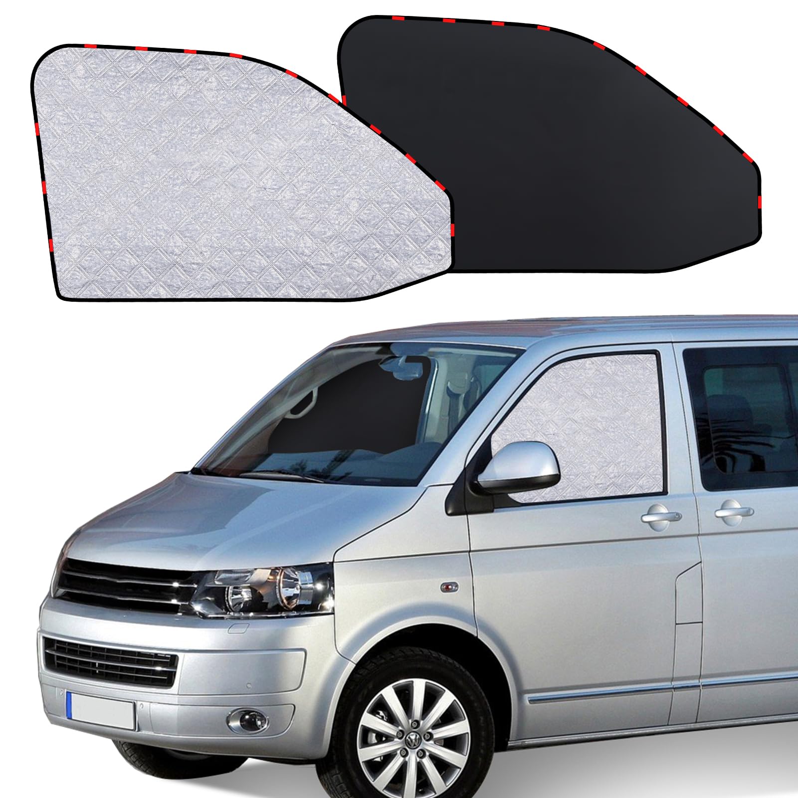 ZATOOTO Sonnenschutz Auto Seitenscheibe passend für VW T5 T6, Fenster Verdunkelung Magnetisch, Autoscheiben Sonnenschutz Innen Für Camping Reise, UV-Schutz Hitzeschutz Angebot bei HelloDeals