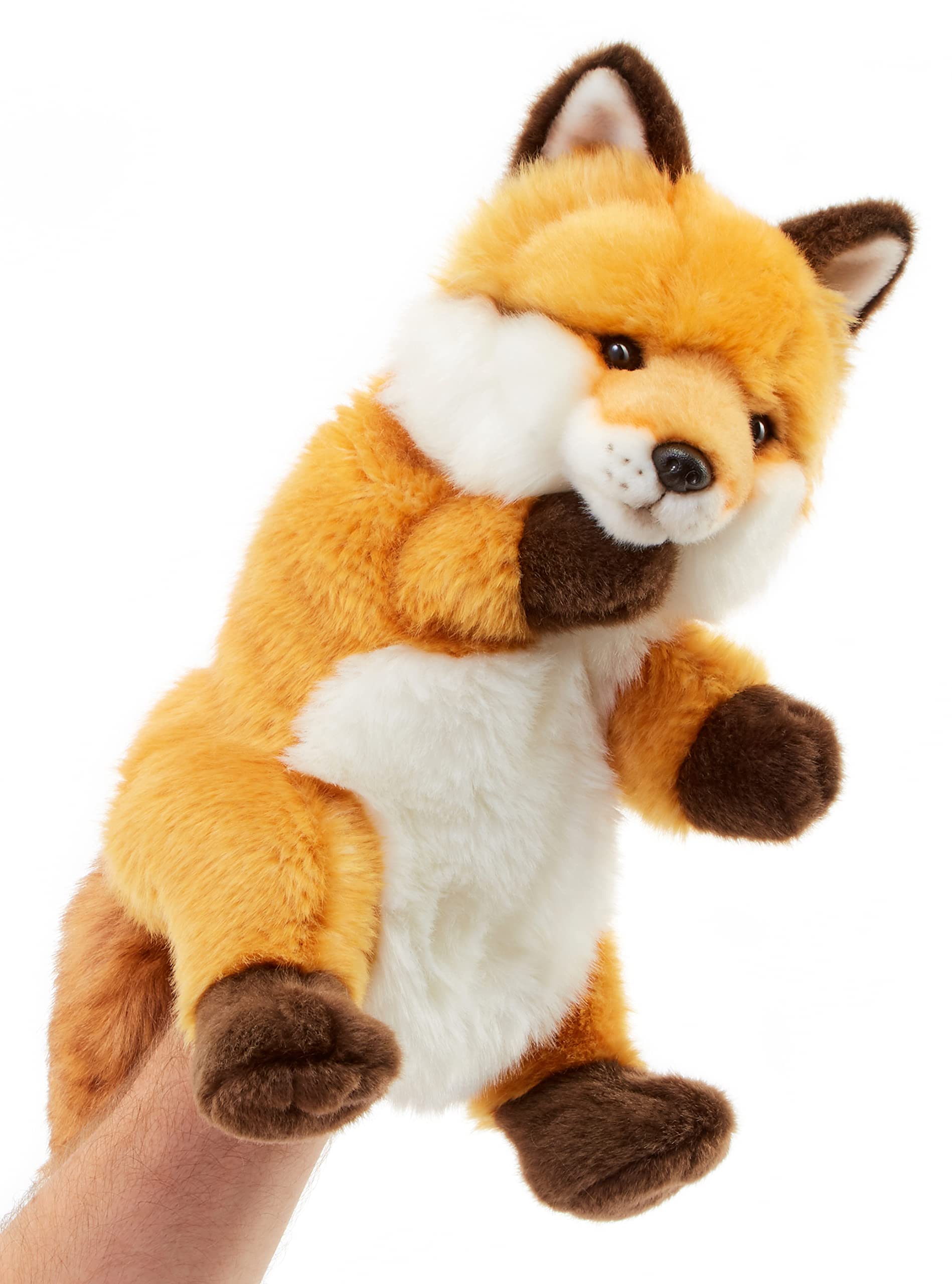 Uni-Toys - Handpuppe Rotfuchs klassisch - 28 cm (Höhe) - Plüsch-Puppe, Fuchs - Plüschtier, Kuscheltier Fuchs, 28 Cm Angebot bei HelloDeals