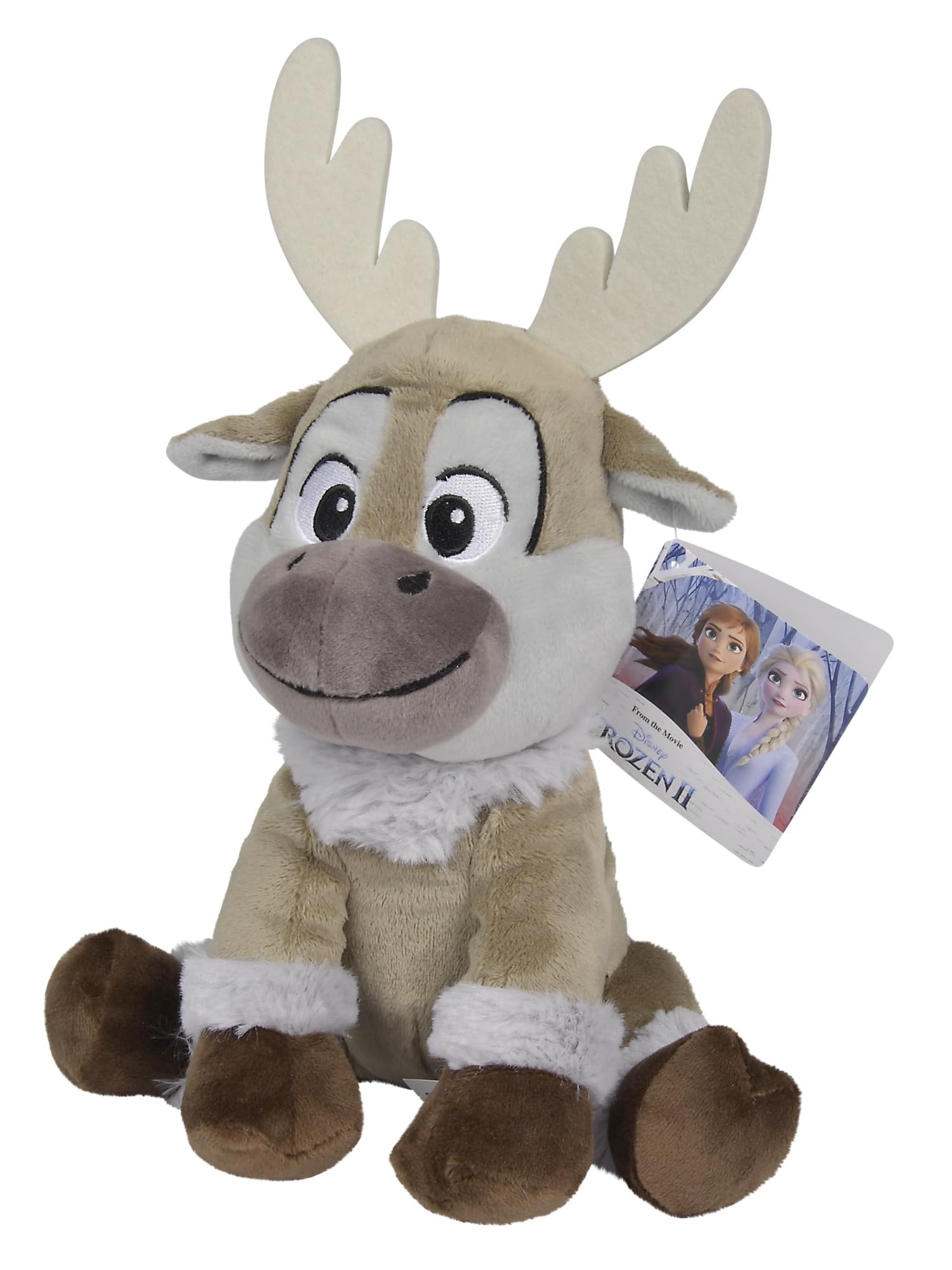 Simba 6315877642 - Disney Frozen II Sven, 25cm Plüschtier, die Eiskönigin, ab den ersten Lebensmonaten geeignet Single Angebot bei HelloDeals