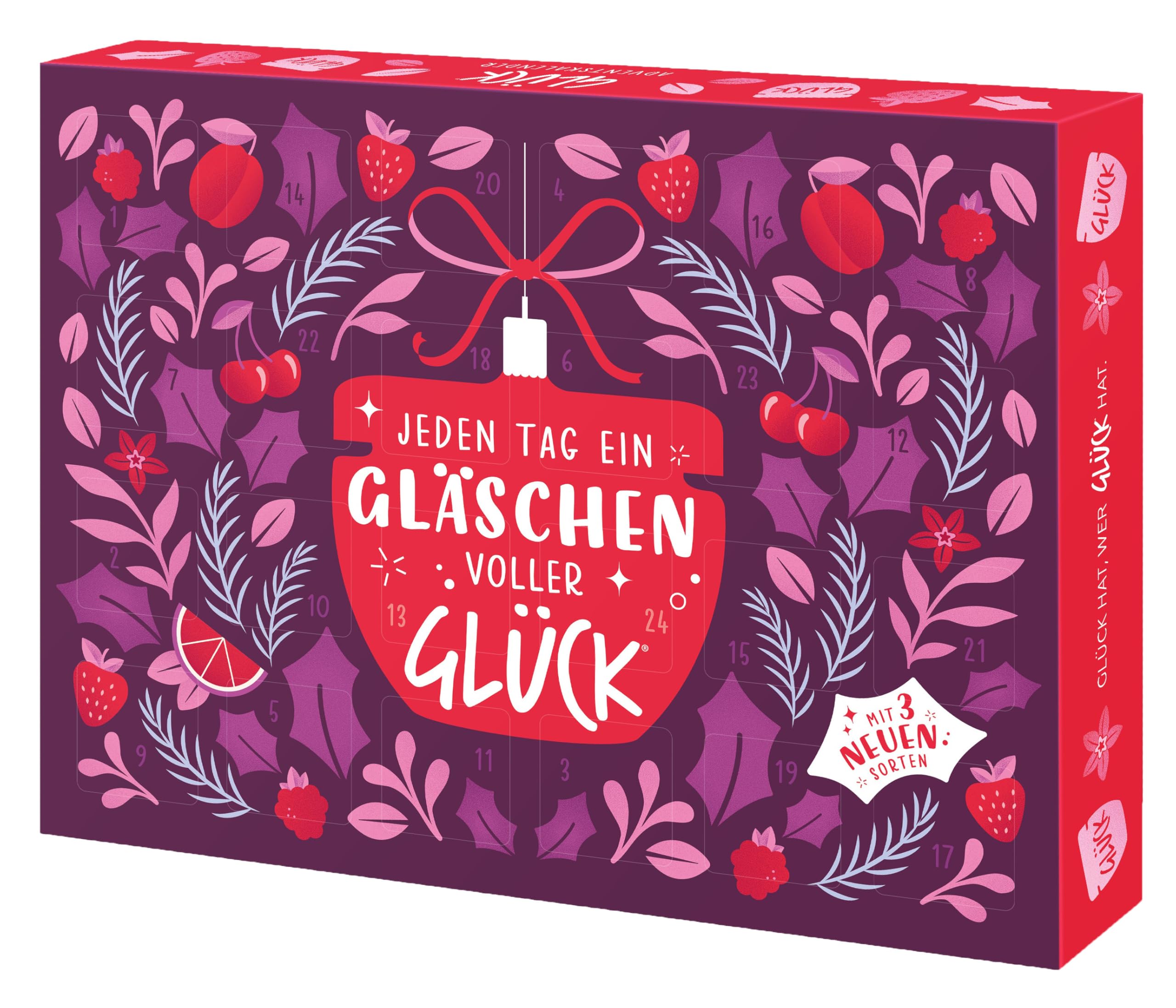 Glück Marmeladen Adventskalender – 24 Mini-Marmeladen & Winterlichen Aufstrichen – Feinkost Geschenkkalender für Frühstück & Geschenkidee – Handgemachter Adventskalender Deutschland Angebot bei HelloDeals