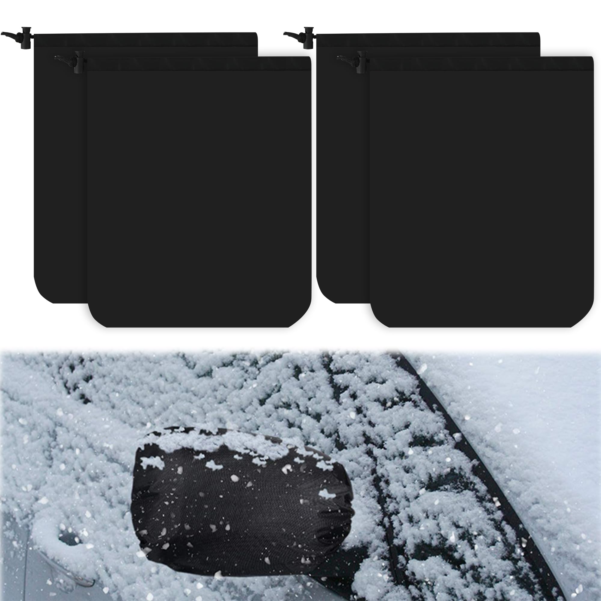 2 Paar Spiegel Frostschutz Abdeckung, Auto Seitenspiegel Abdeckung, Frost Schutz Spiegel Abdeckung, Oxford Tuch Abdeckung Auto außen Zubehör Angebot bei HelloDeals