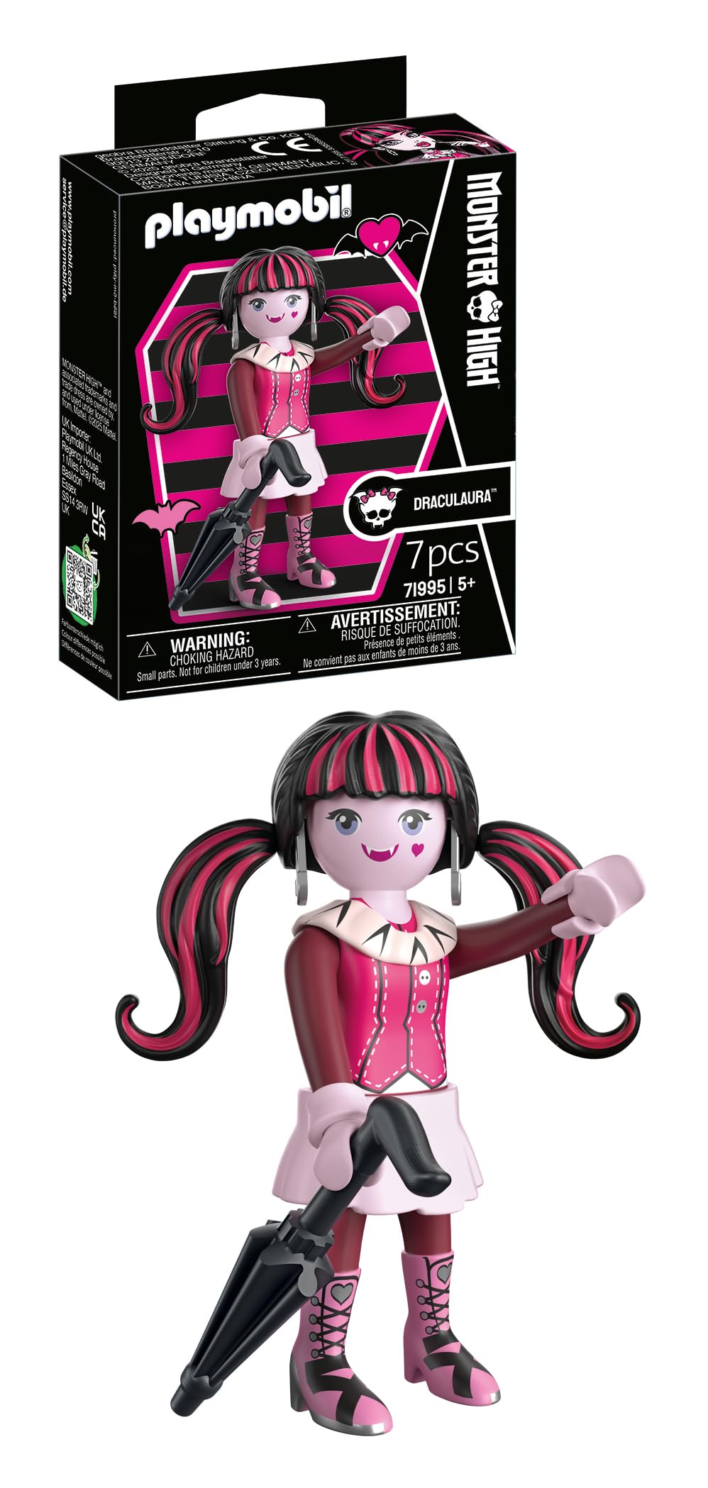 PLAYMOBIL | Monster High | Draculaura | Halloween-Spielset für spannende Monster-Abenteuer | Mit liebevollen Details & Zubehör Kinder ab 4 Jahren | 71995 Draculara Angebot bei HelloDeals