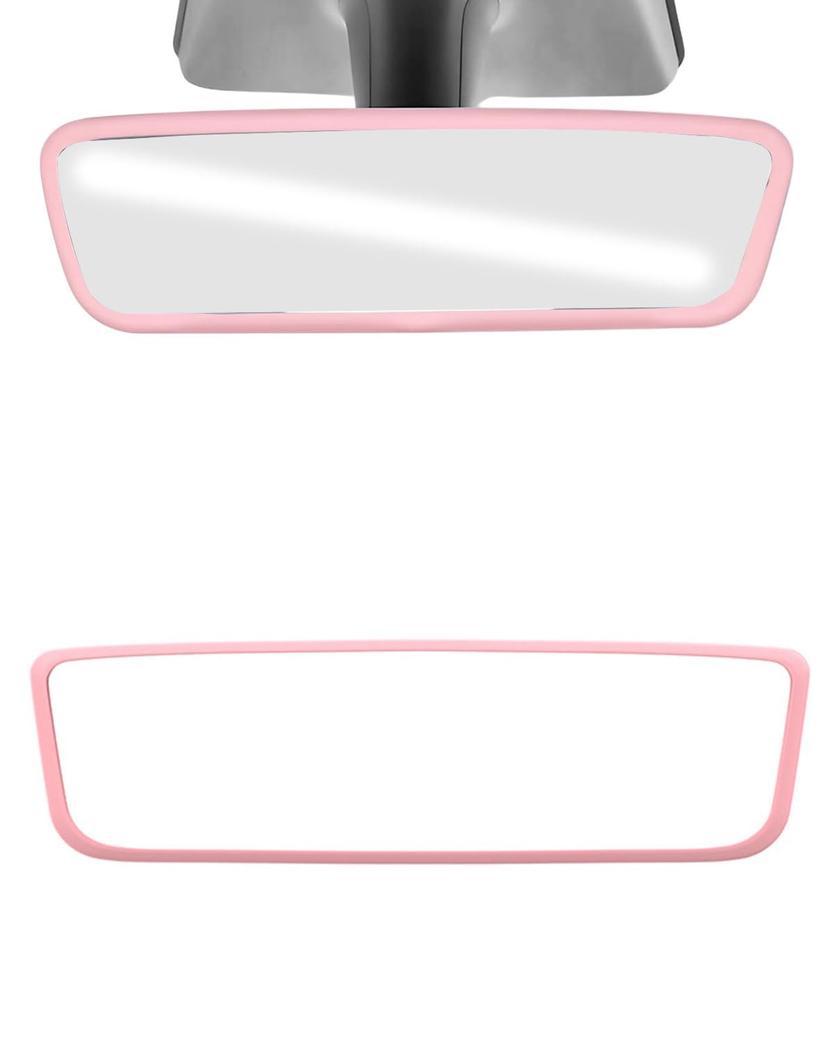 KGDUYC 1 Stück Rückspiegelabdeckung, Silikon-Autospiegelabdeckung, rosa Spiegelzubehör, Autospiegel-Schutzrahmen, Silikon-Autospiegelrahmen, Autozubehör (rosa) Angebot bei HelloDeals