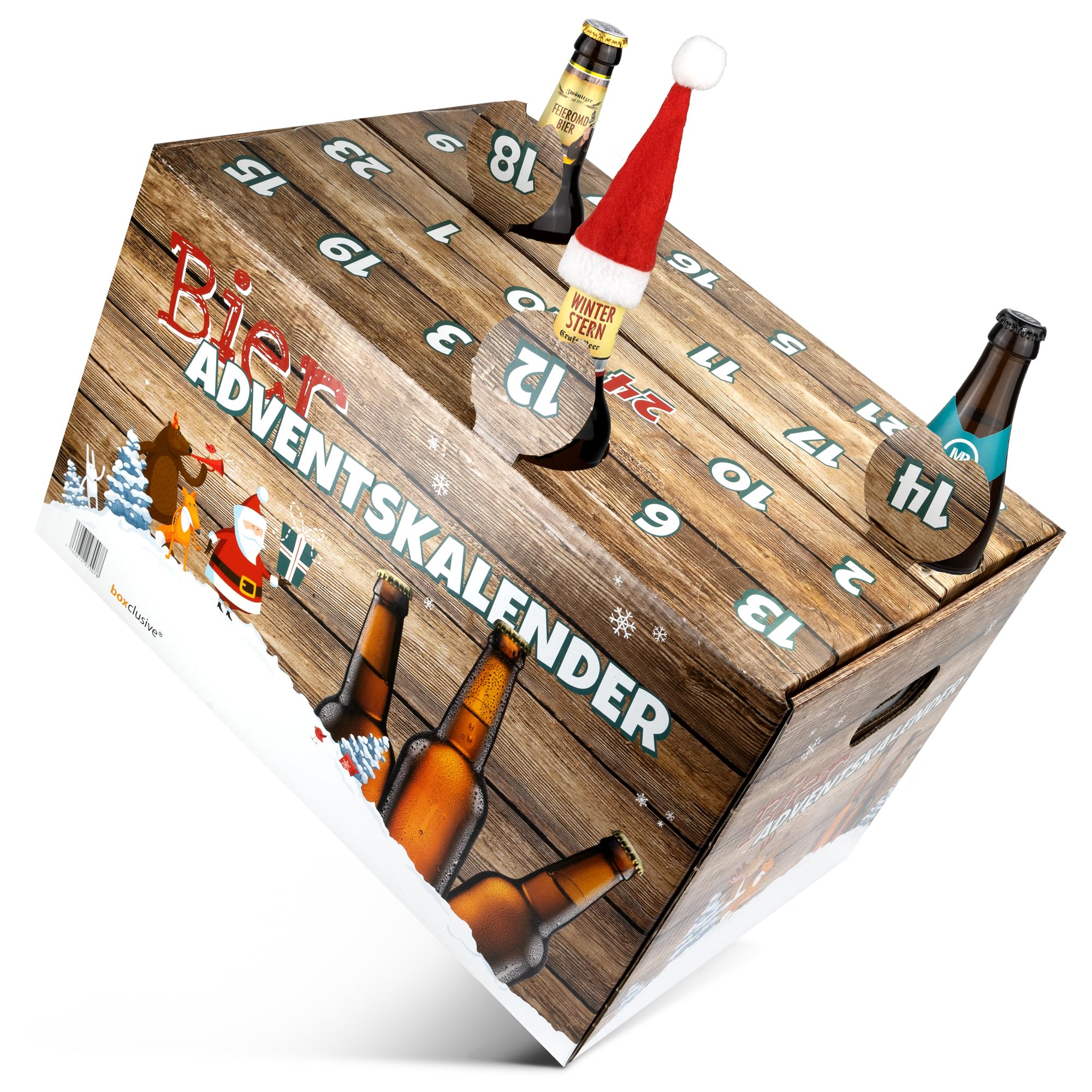 Brauerei Zwönitz Bier Adventskalender 2025 - Adventskalender für Erwachsene mit 24 Bieren Sächsischer Privat-Brauereien - Bier Weihnachtskalender 2025 Angebot bei HelloDeals