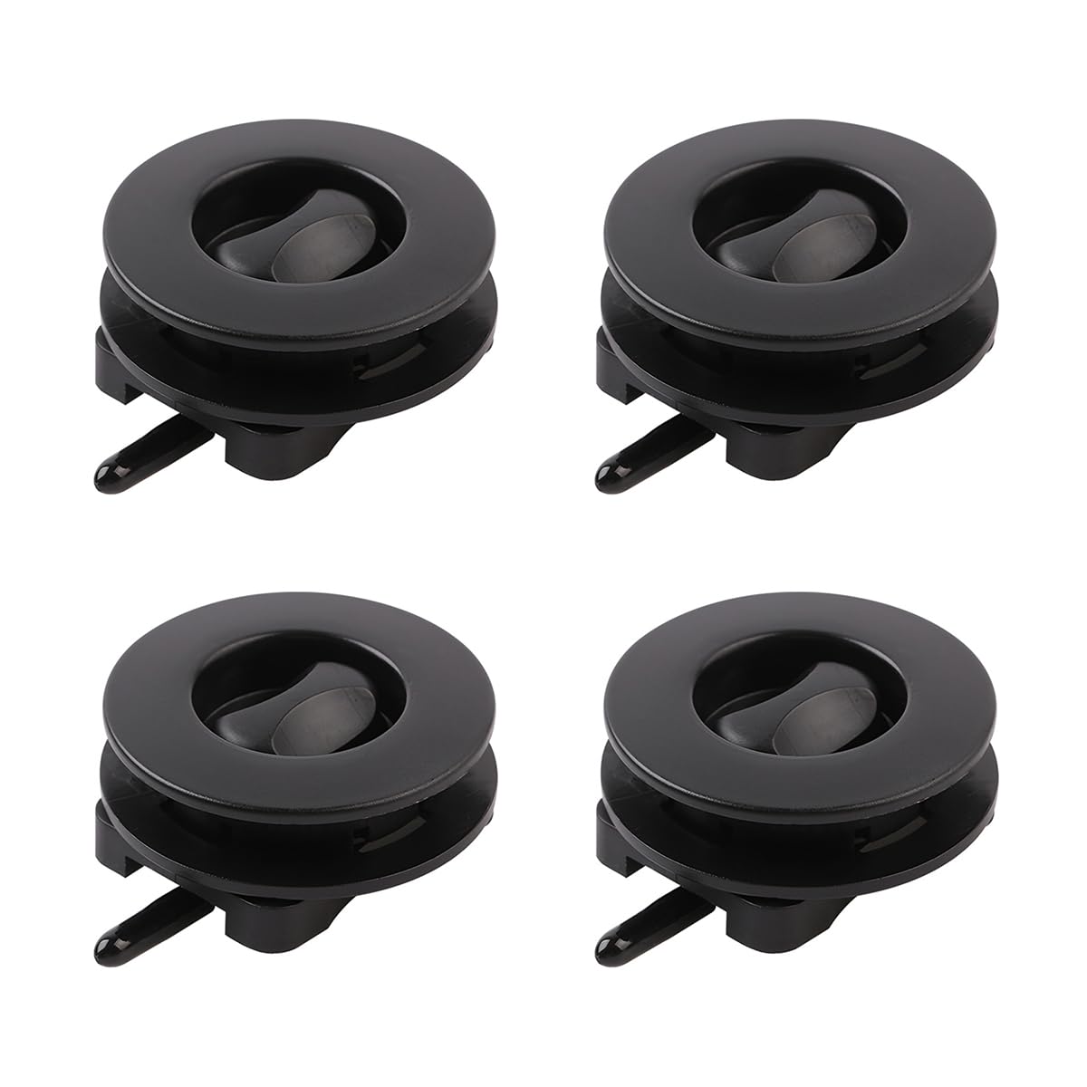 JNNJ 4Stück Autoteppich Fußmatten Halte, Autoteppich Fußmatten Halter Befestigungen Clips, Kunststoff rutschfeste Schnalle Verschluss Clip Geeignet für Teppichfuß Angebot bei HelloDeals