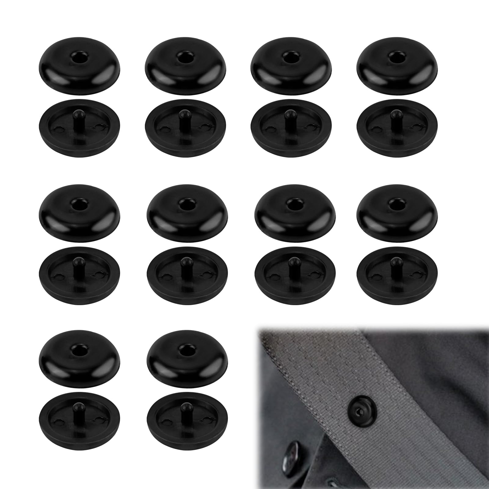 10 Paar Sicherheitsgurt Stopper Knöpfe, Universal Sicherheitsgurt Clip, Sicherheitsschnalle Auto, Rutschfeste Sicherheitsgurten Schnallen, Anschnallgurt Gurtstopper Clip für Auto LKW SUV (Schwarz) Angebot bei HelloDeals