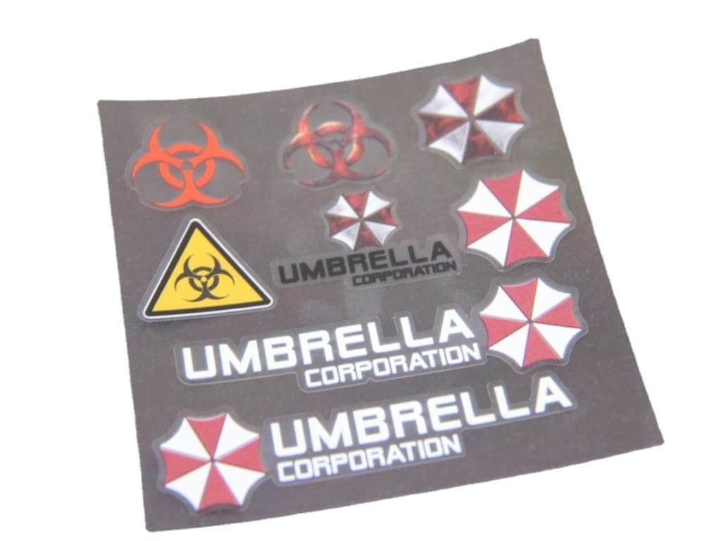 B213 Umbrella Corporation Set auto aufkleber 3D Emblem Badge car Sticker Abziehbild Angebot bei HelloDeals