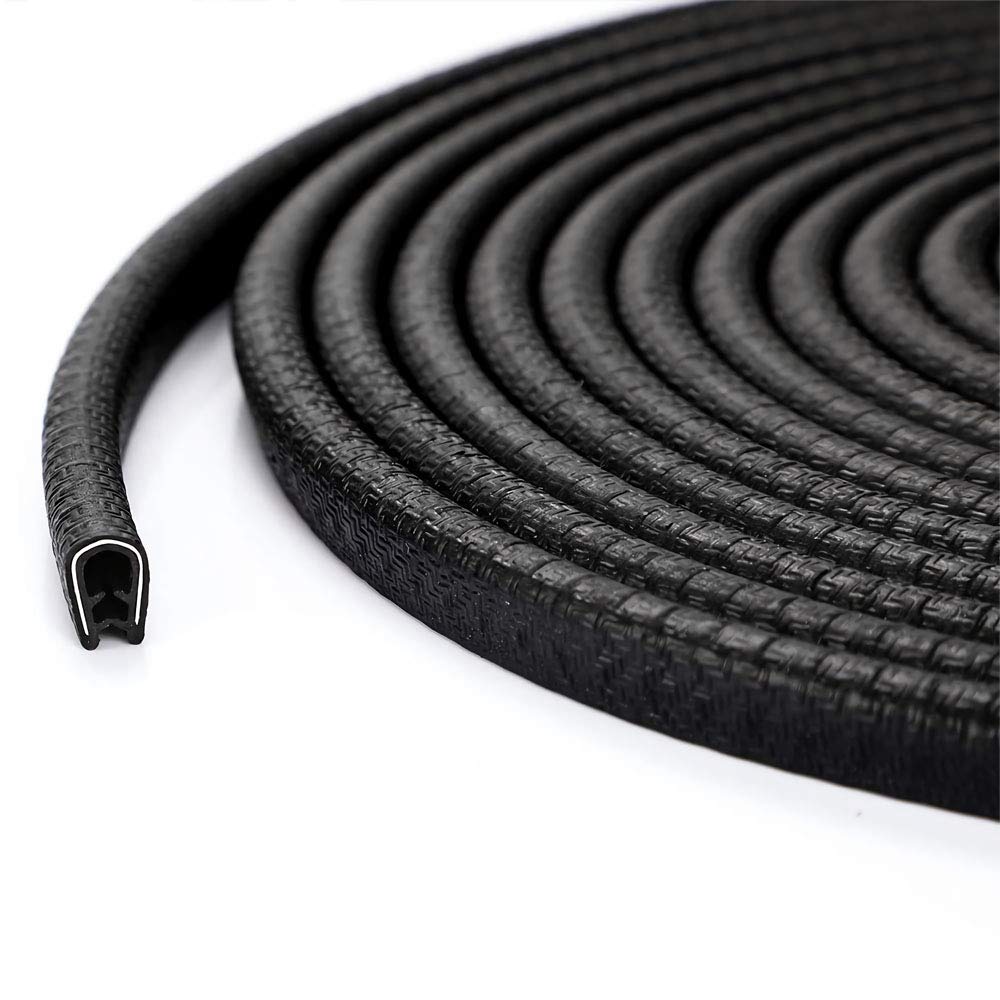 QBUC Auto-Kantenschutz 5m, Gummi-Clip U-Form Kantenschutz für Autotüren Gummidichtung,Keine Notwendigkeit zu Kleben,Passend für die meisten Modelle Schutzstreifen Angebot bei HelloDeals