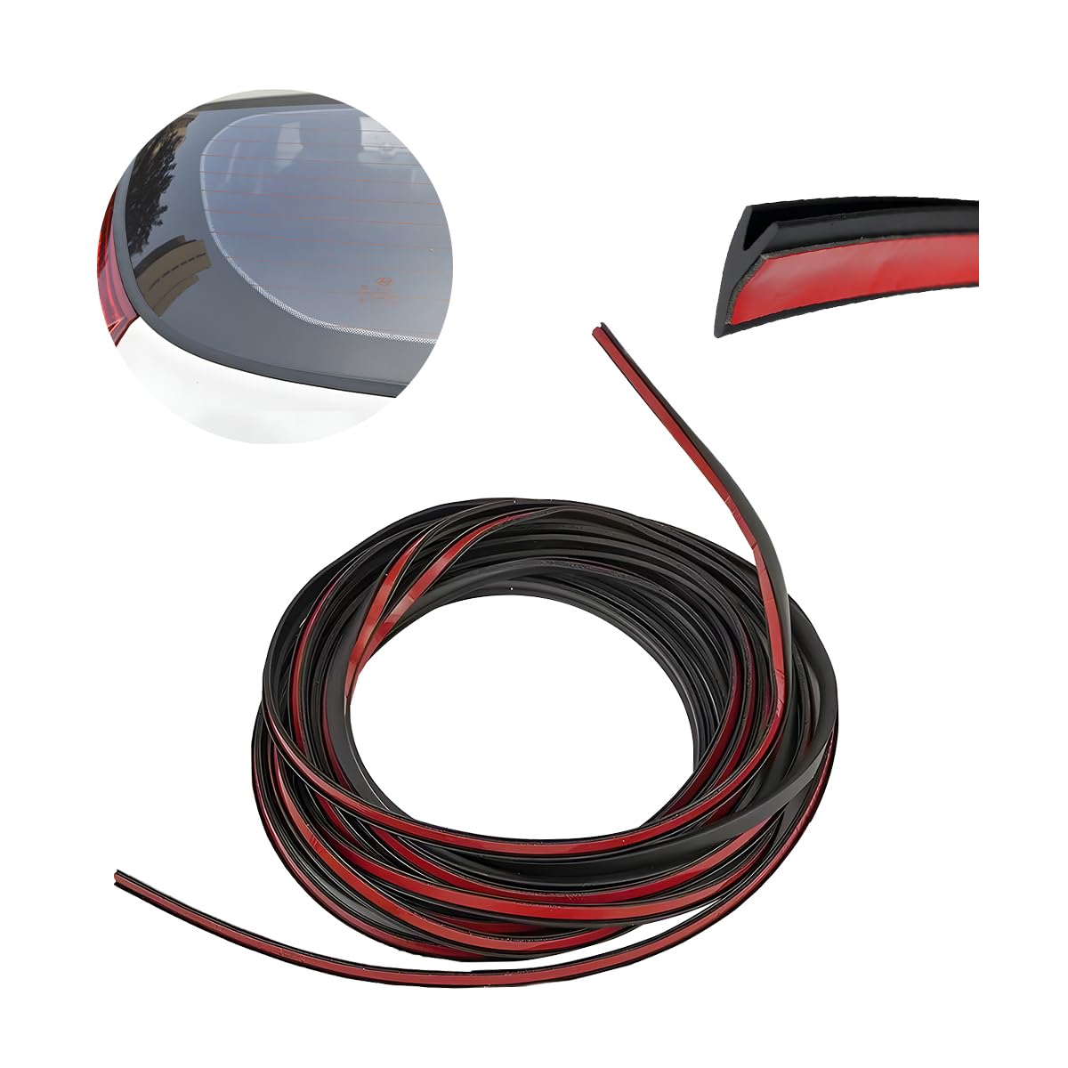 JNNJ Auto Wetter Gummidichtungsstreifen, Auto Y-Typ Wasserdicht Und Staubdicht Schalldicht Streifen, Auto Windschutzscheibe Wetter Gummi Dichtung, Für Windschutzscheiben Angebot bei HelloDeals