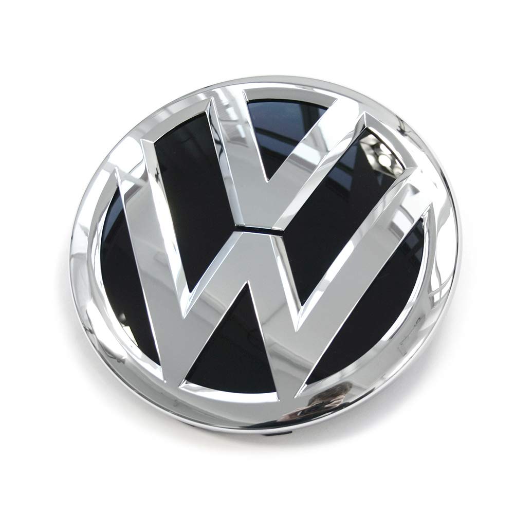 Volkswagen 3G0853601BDPJ Emblem vorn Kühlergrill Emblem Logo chrom schwarz, ohne Front Assist Angebot bei HelloDeals