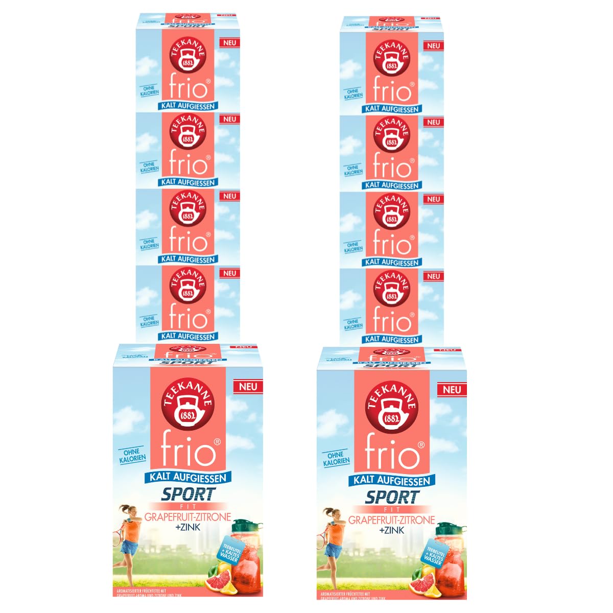 frio Sport Fit Grapefruit-Zitrone 10 Packungen à 18 Beutel, 450g Angebot bei HelloDeals