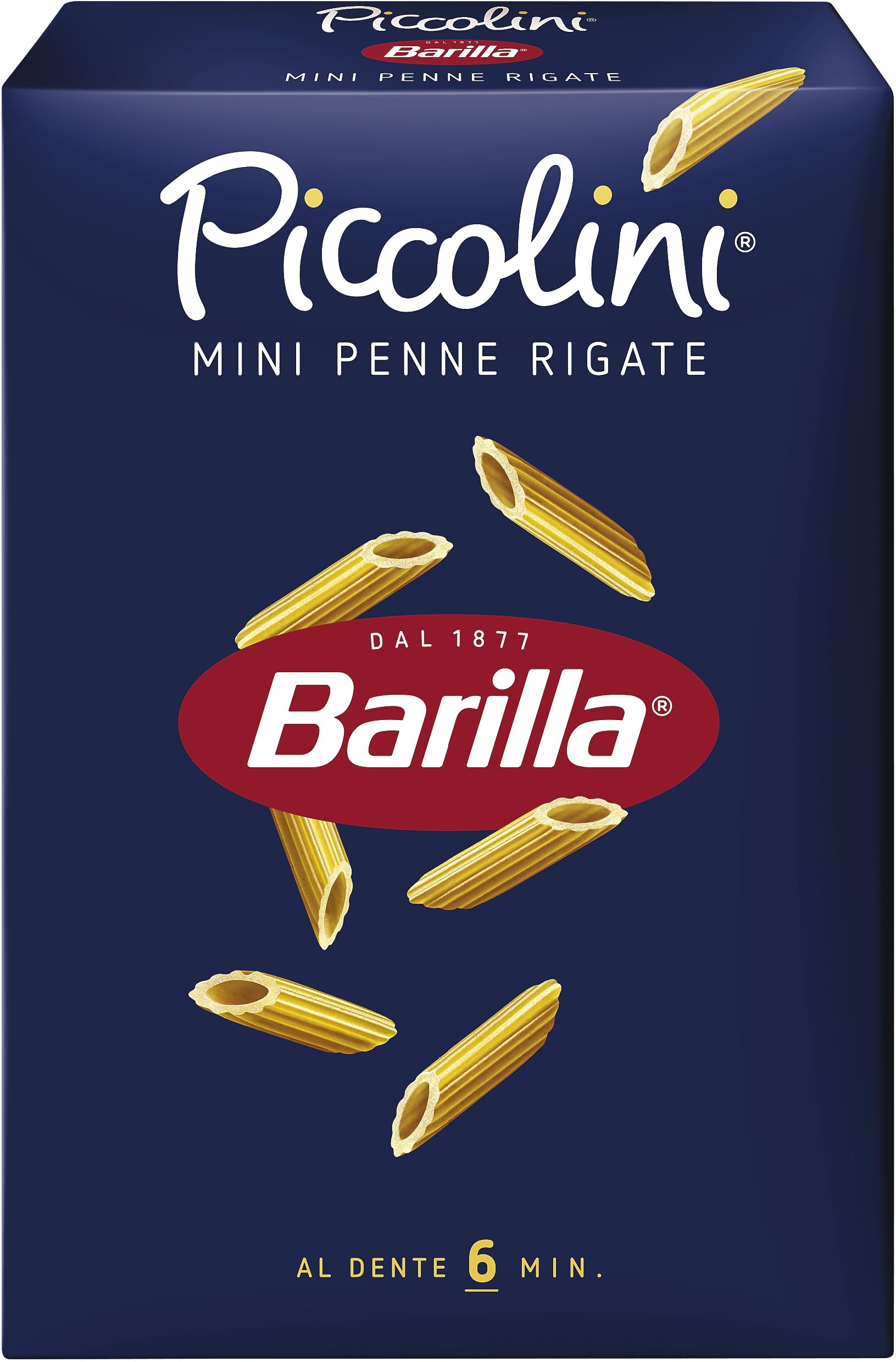 Barilla Pasta Piccolini Mini Penne Rigate, 500g 1 500 g (1er Pack) Angebot bei HelloDeals